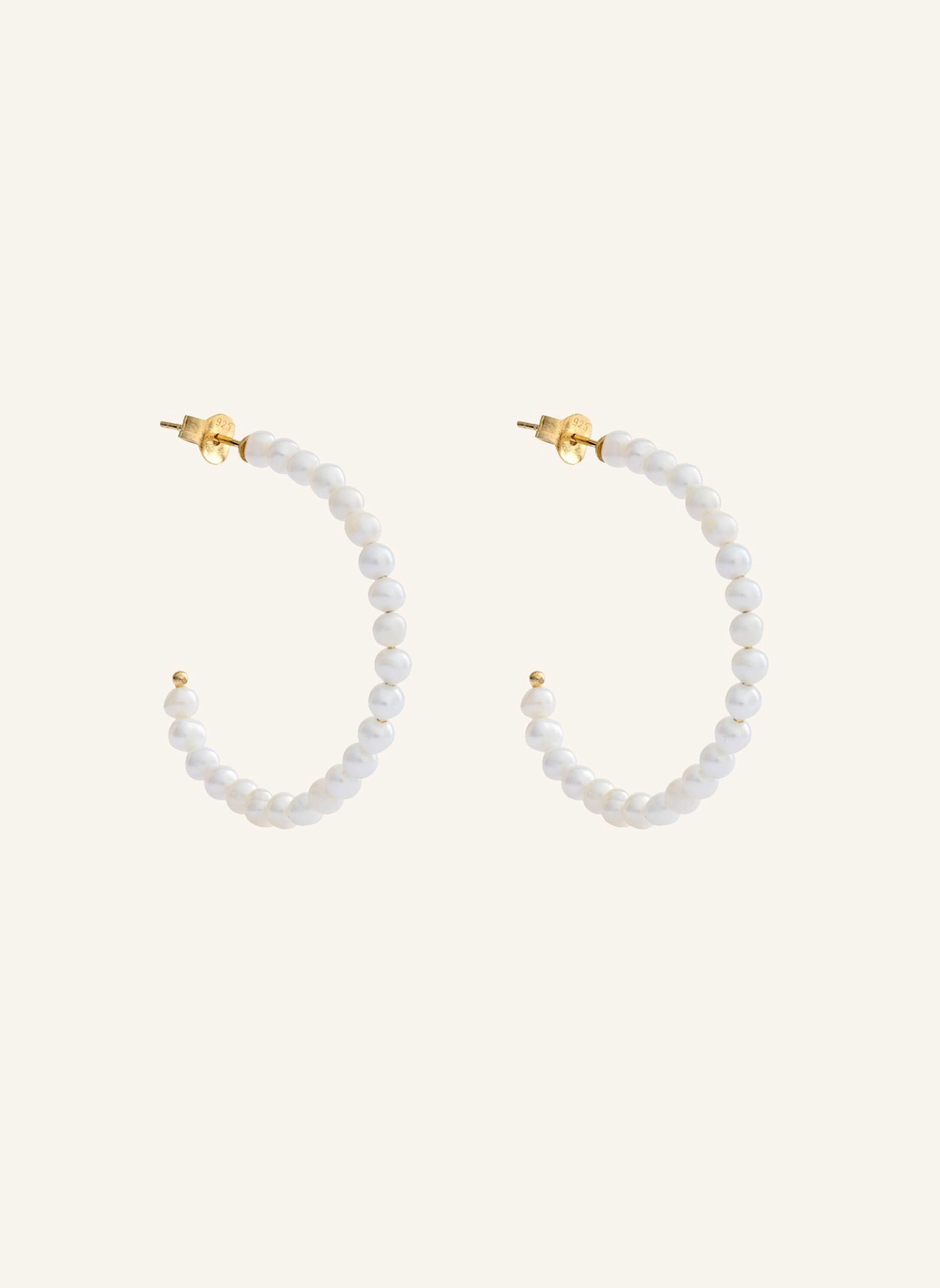 Pompidou Ohrringe ROXANNE BIGGIE by GLAMBOU: GOLD