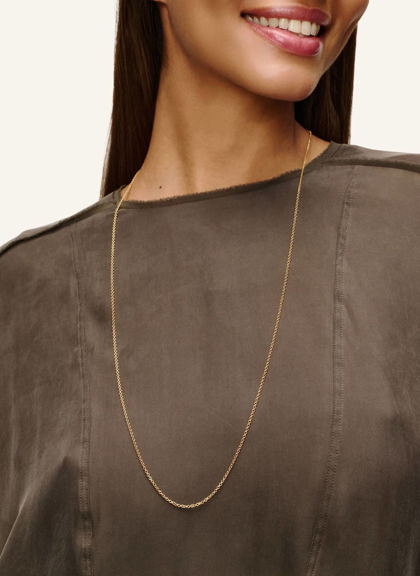 Pompidou Halsketten ANKERKETTEN by GLAMBOU: GOLD