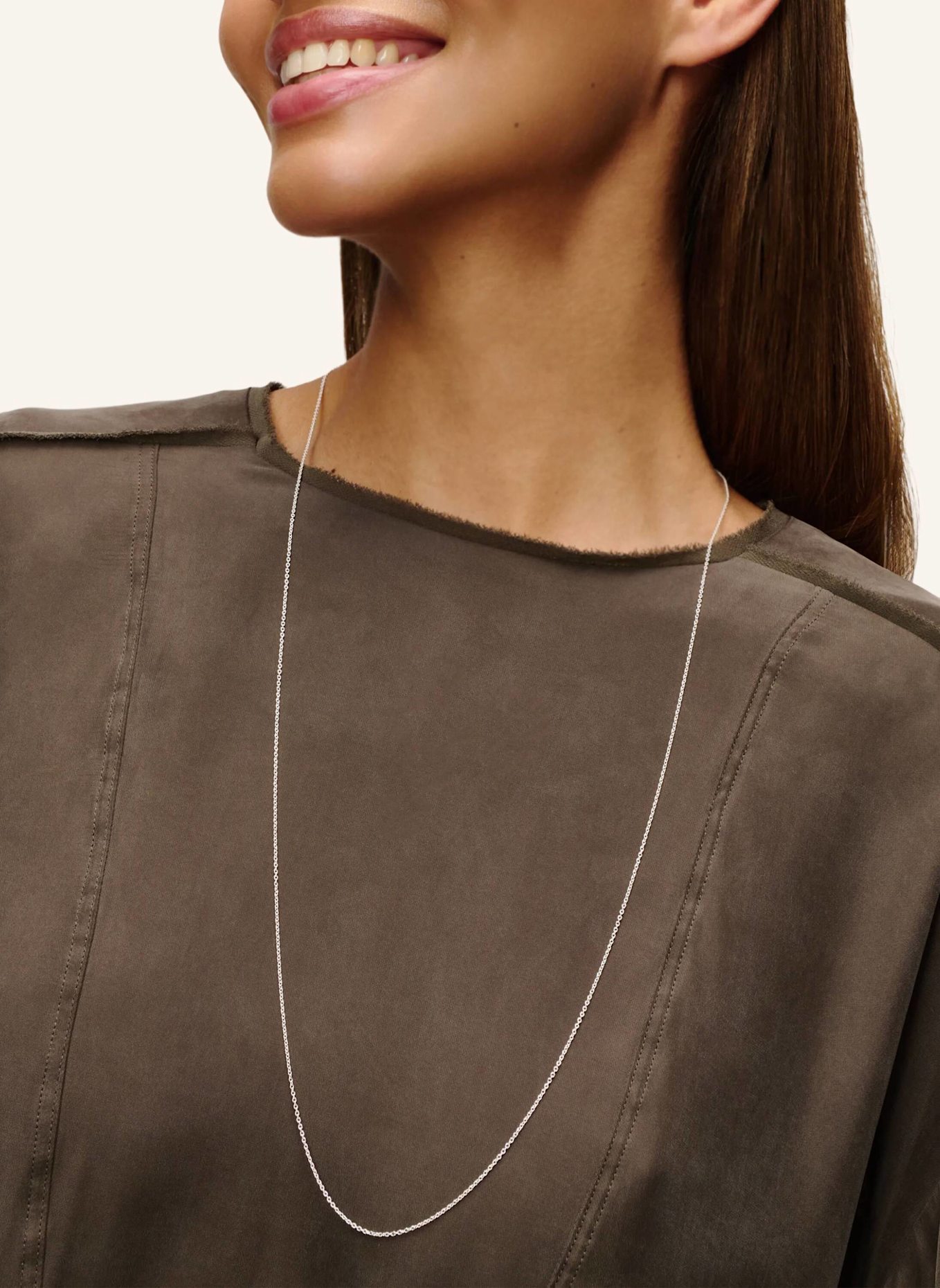 Pompidou Halsketten SLIM ANKERKETTE by GLAMBOU: SILBER