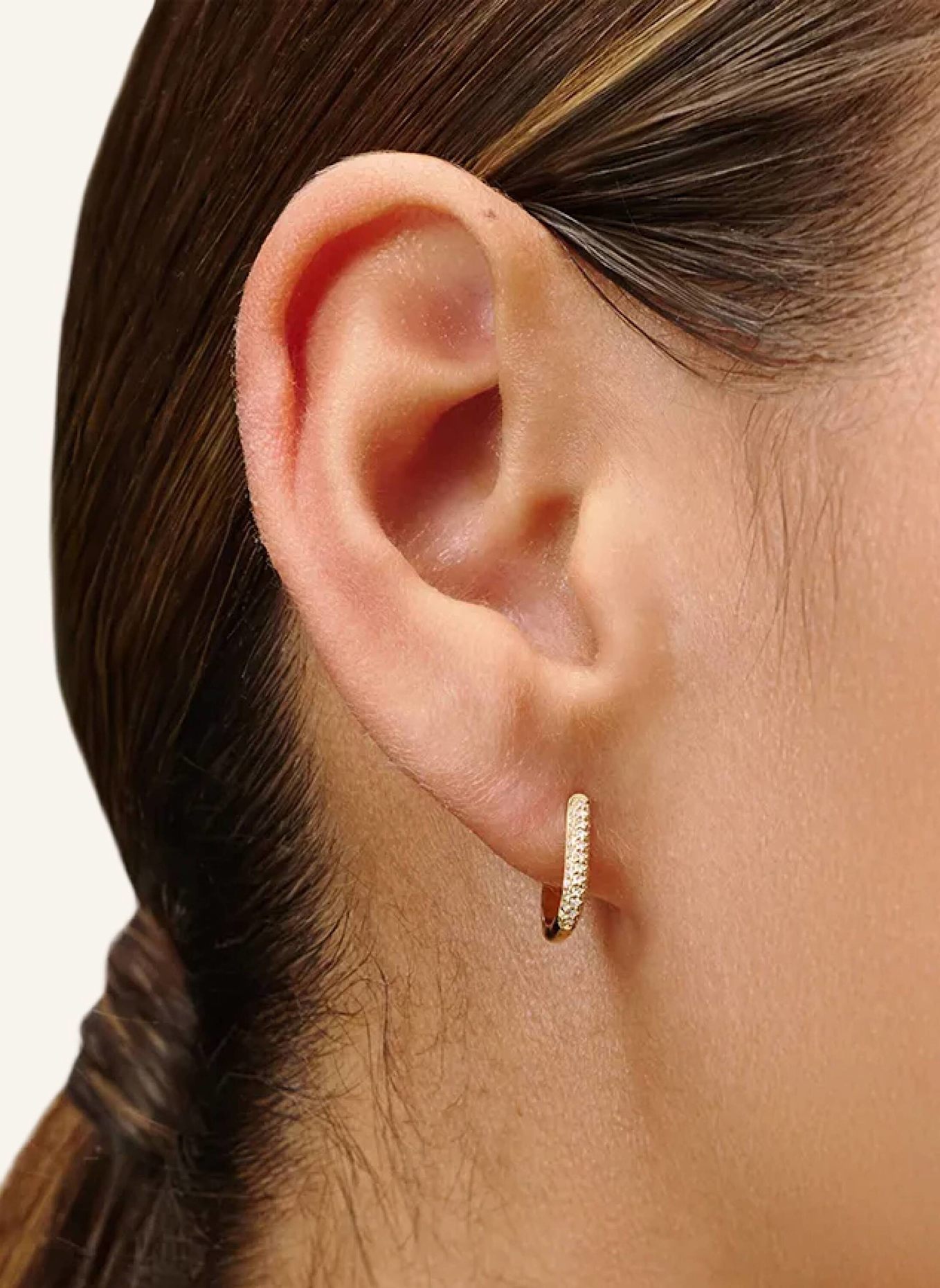 JUULS & KARATS Single-Creolen ELLA by GLAMBOU: GOLD