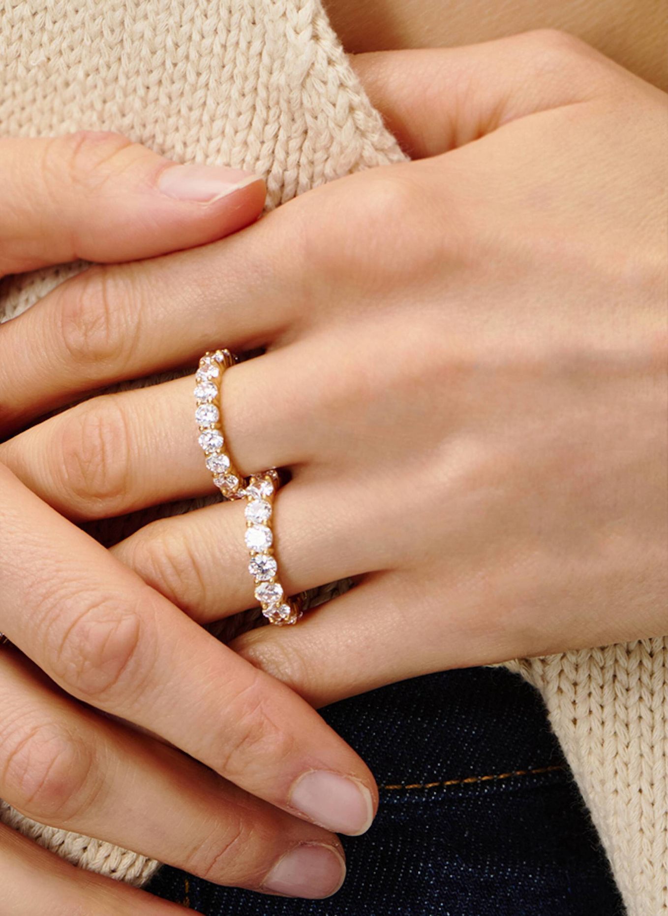 OHH LUILU Ringe KYLEE MIDI by GLAMBOU: GOLD