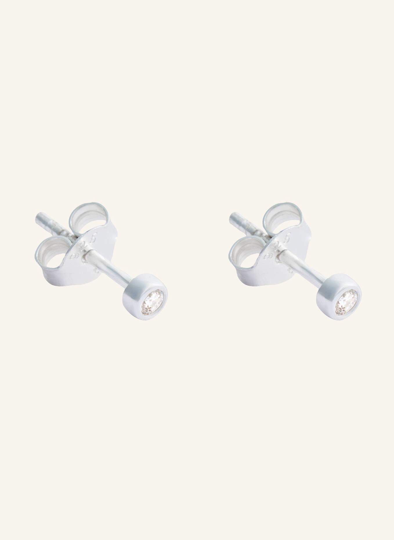OHH LUILU Ohrstecker CRYSTAL STUDS by GLAMBOU: SILBER