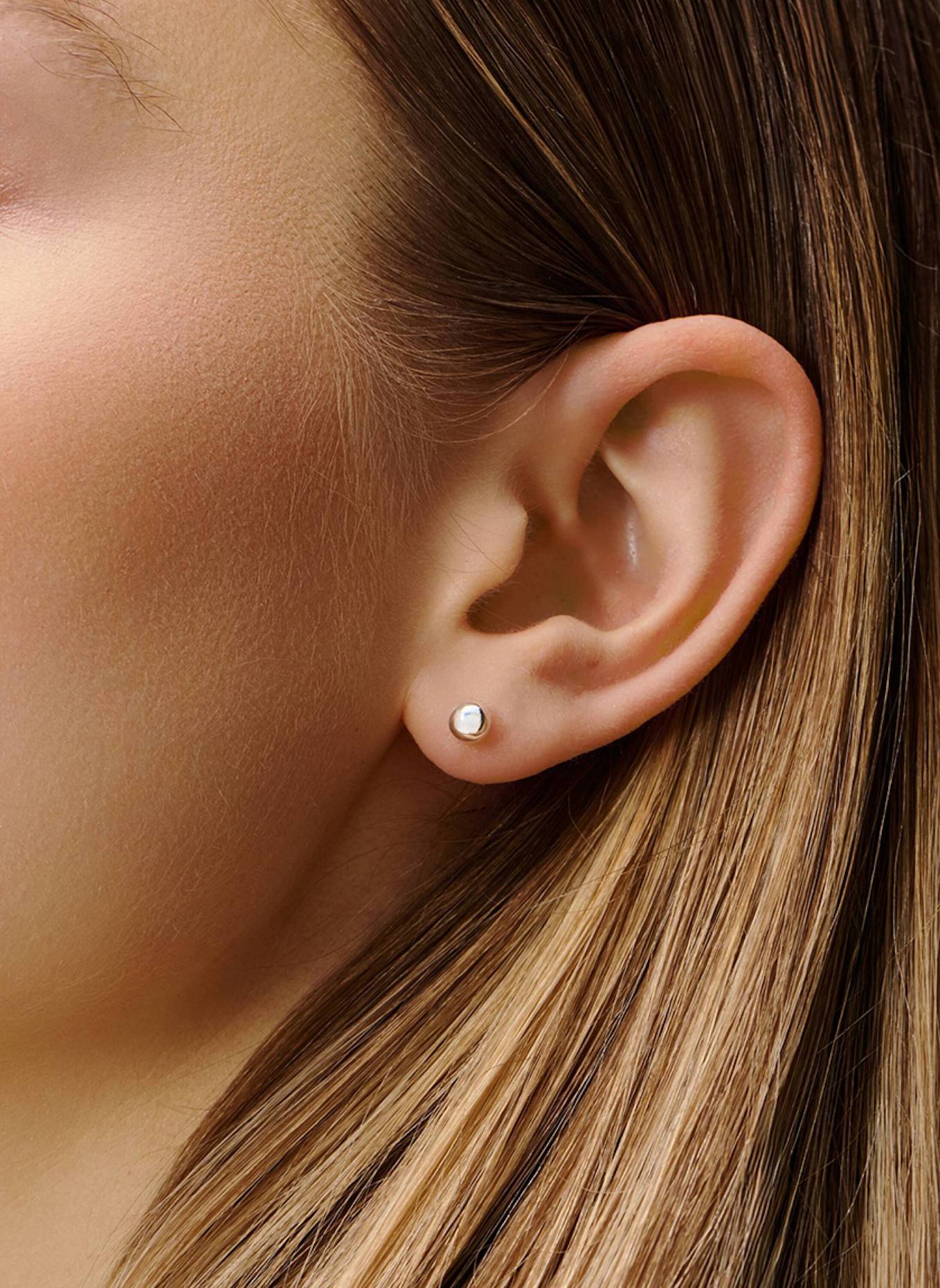 OHH LUILU Ohrstecker MILLIE STUDS by GLAMBOU: SILBER