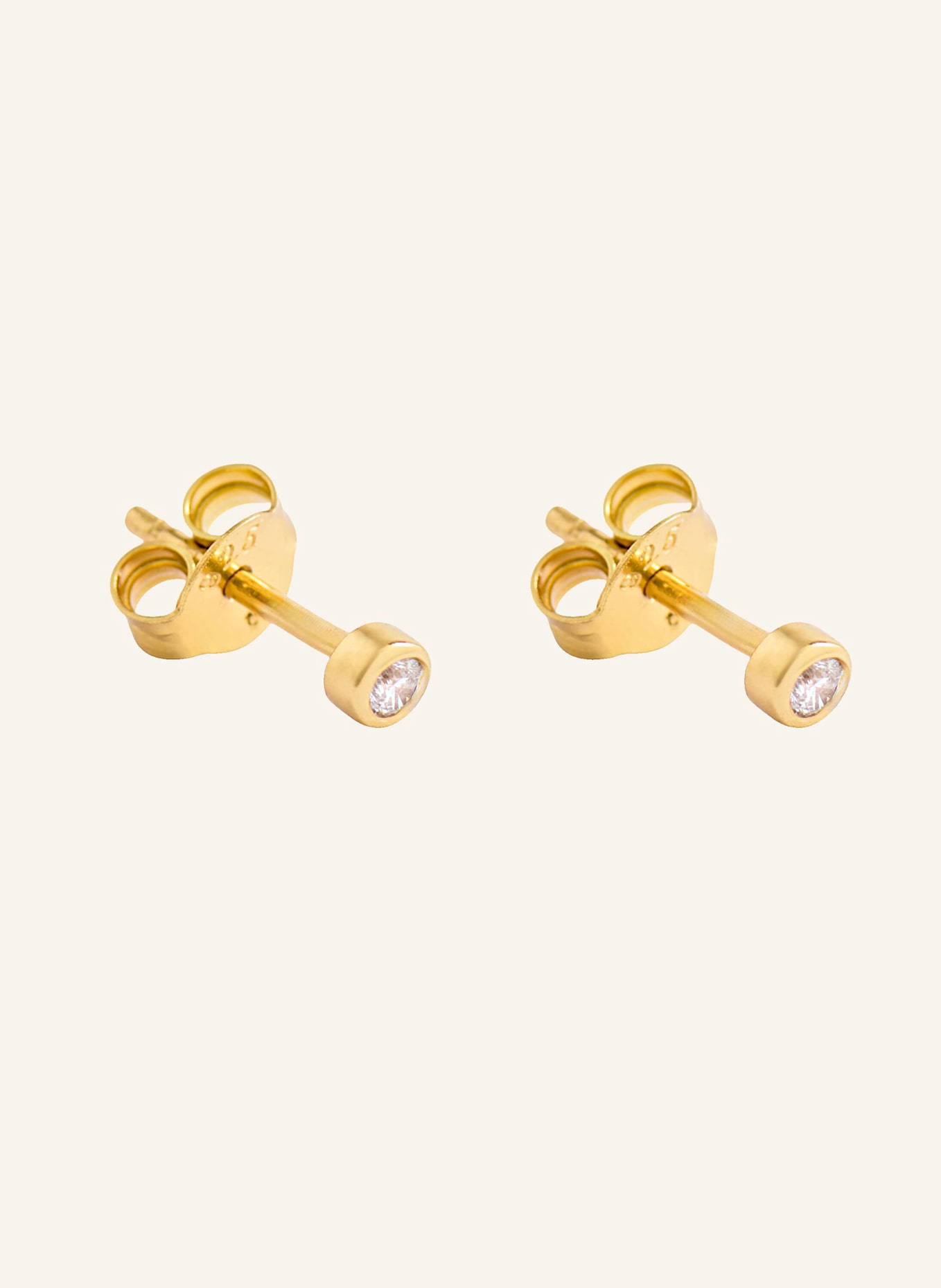 OHH LUILU Ohrstecker CRYSTAL STUDS by GLAMBOU: GOLD