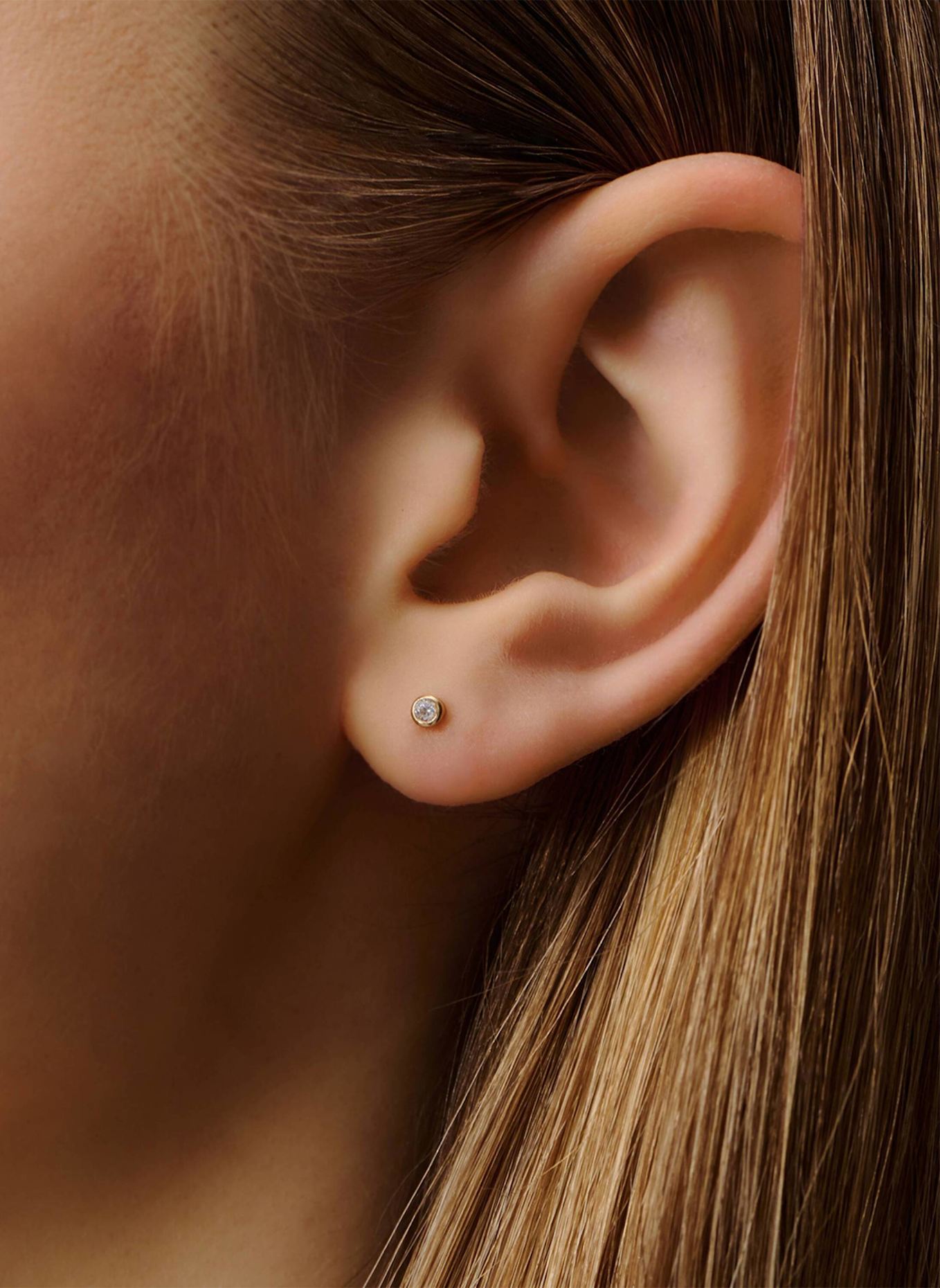 OHH LUILU Ohrstecker CRYSTAL STUDS by GLAMBOU: GOLD