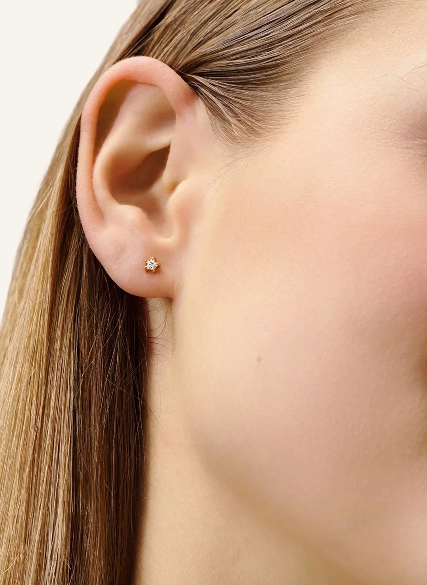 OHH LUILU Ohrstecker STARLIGHT STUDS by GLAMBOU: GOLD