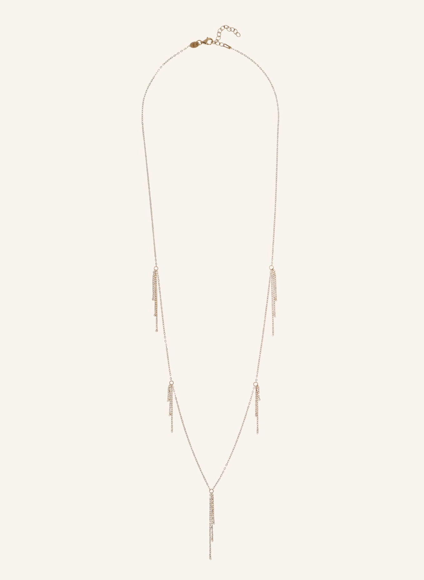 ALISIA Halsketten CHANDELIER LONG by GLAMBOU: GOLD