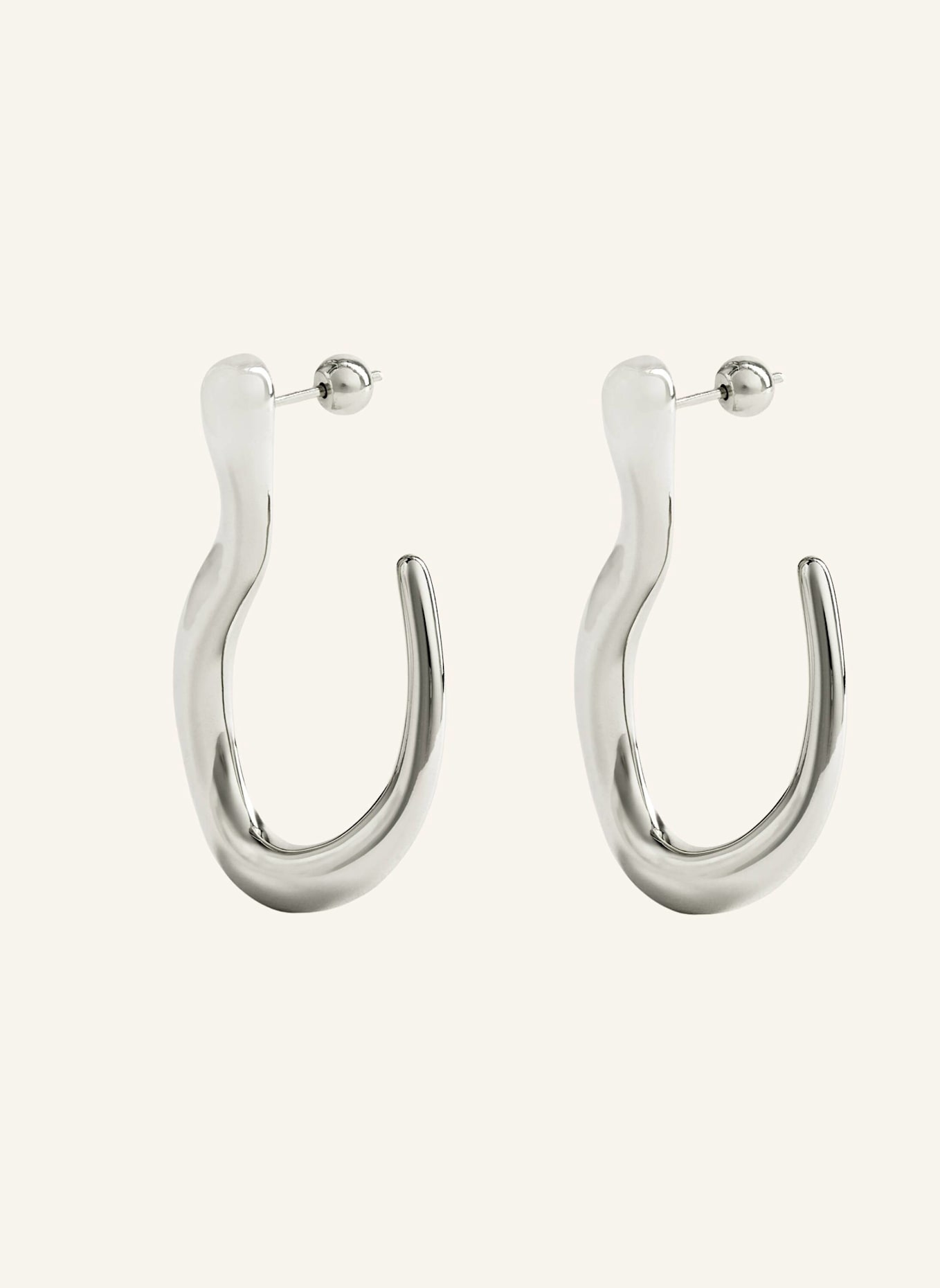 Pompidou Ohrhänger ARIA FLOW by GLAMBOU: SILBER