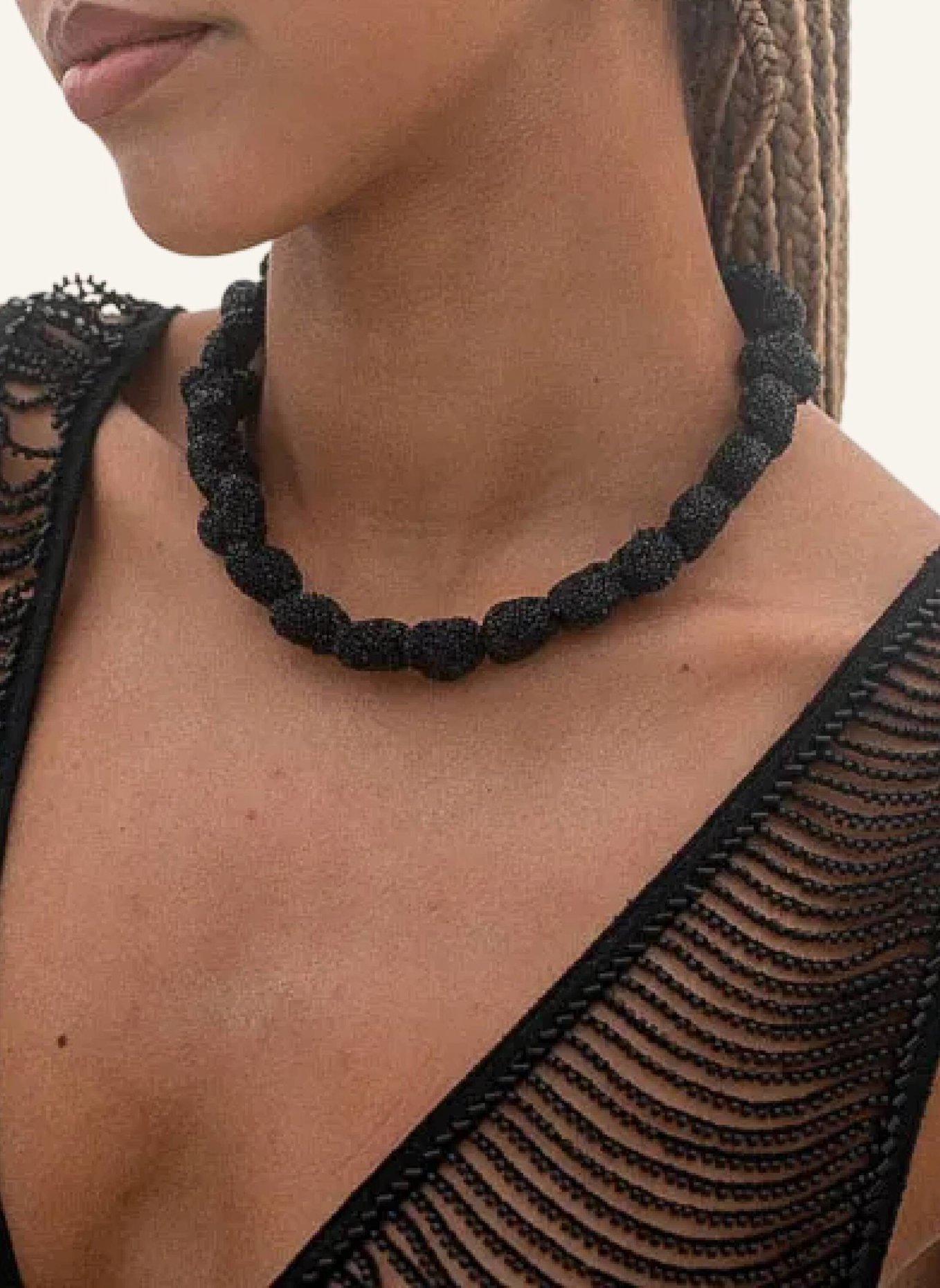 CRYSTAL HAZE Halsketten JELLY HEART NECKLACE MIDNIGHT by GLAMBOU: GOLD