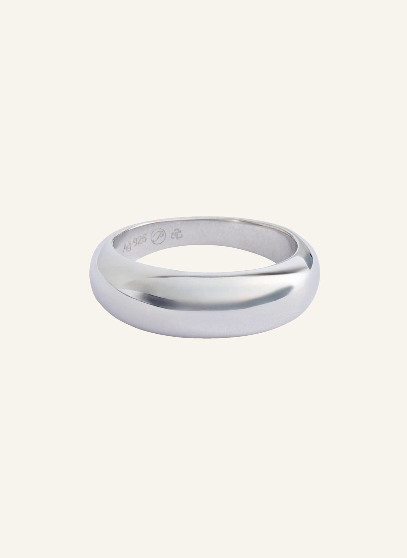 Pompidou Ring DOME by GLAMBOU: SILBER