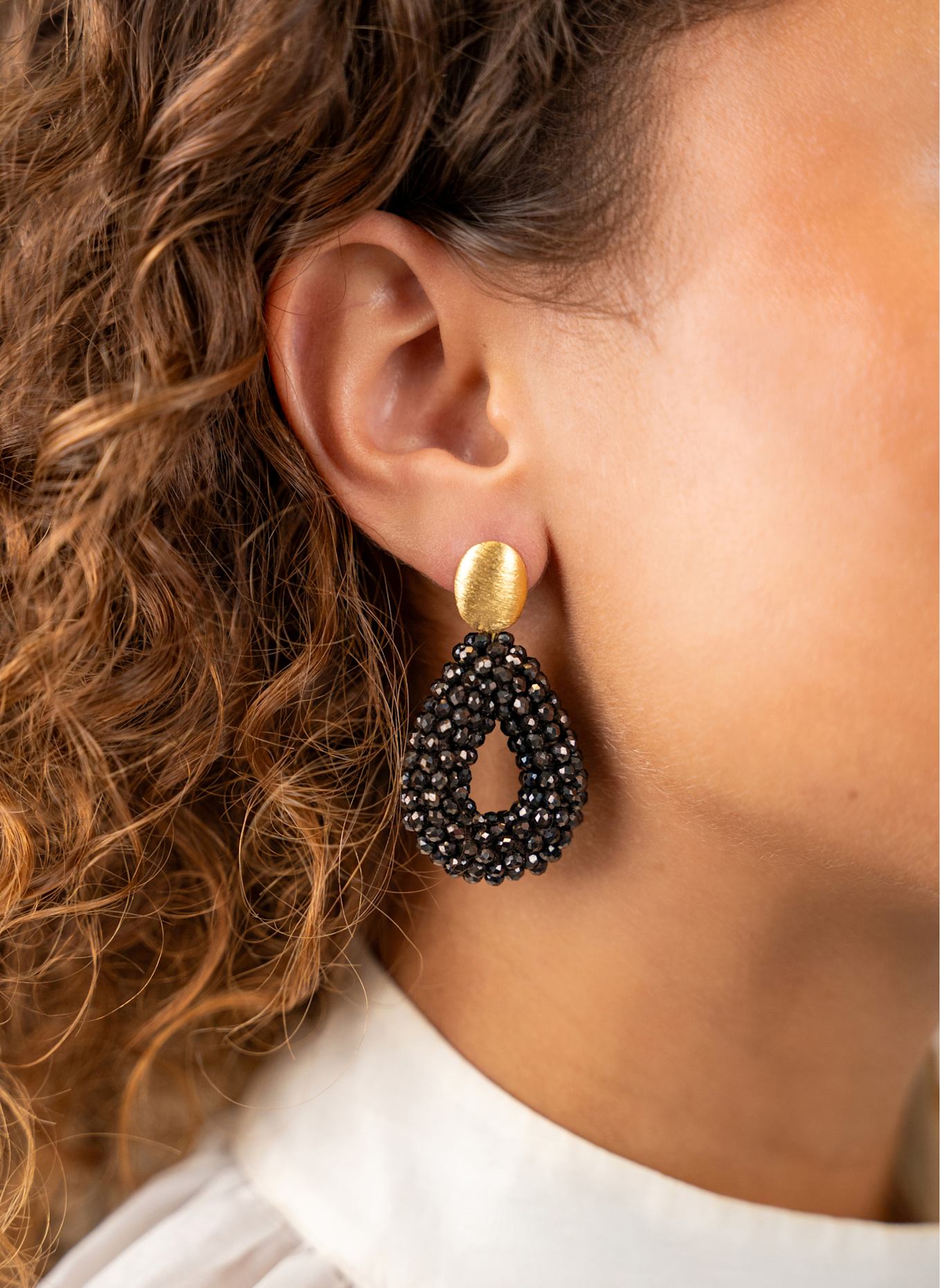 LOTT.gioielli Ohrhänger BERRY METALLIC BROWN by GLAMBOU: GOLD