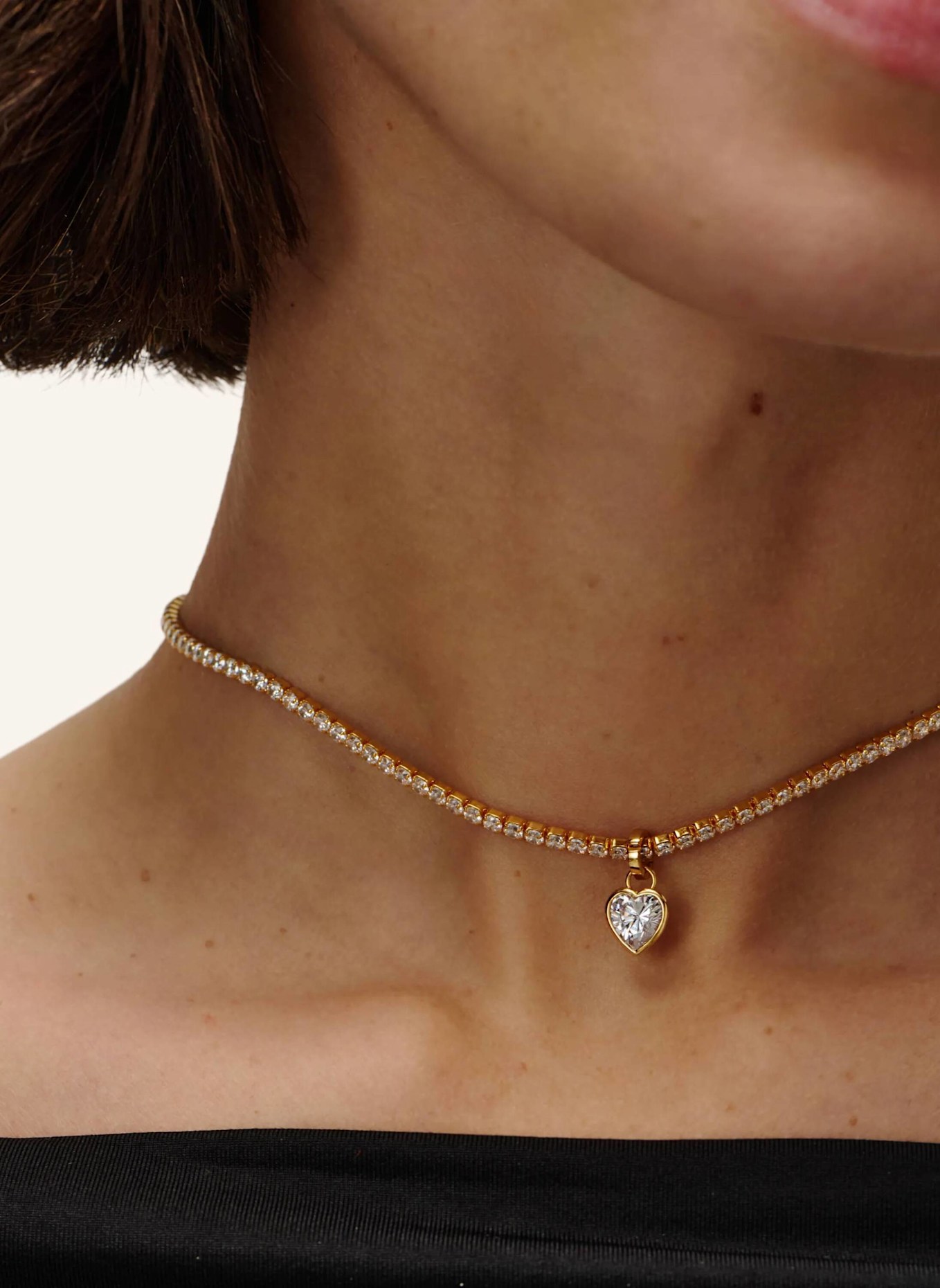 OHH LUILU Anhänger MY HEART IS FULL by GLAMBOU: GOLD