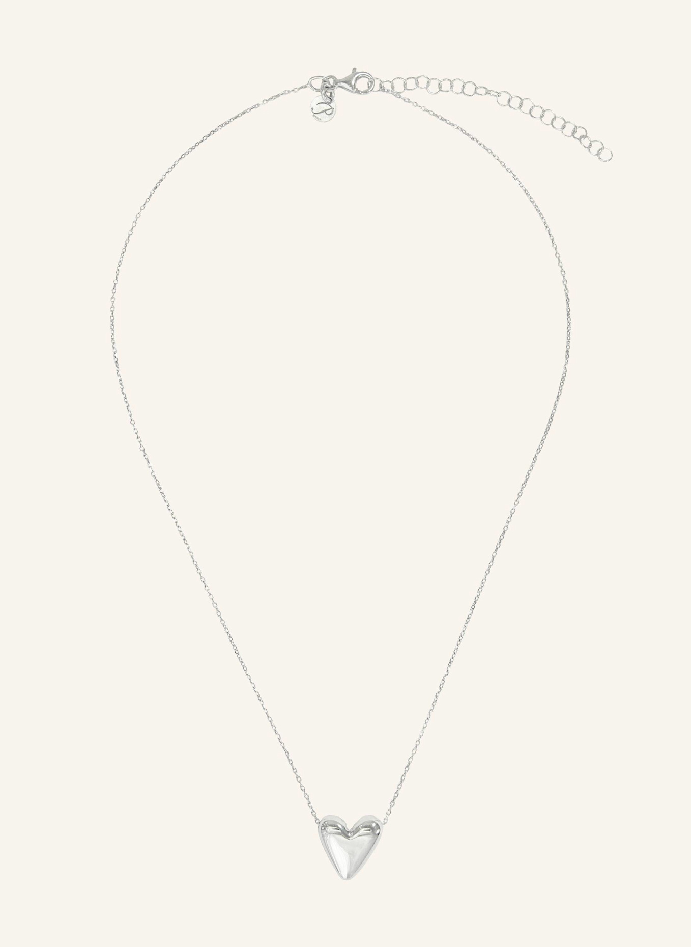 Pompidou Halsketten WHISPERED HEART by GLAMBOU: SILBER