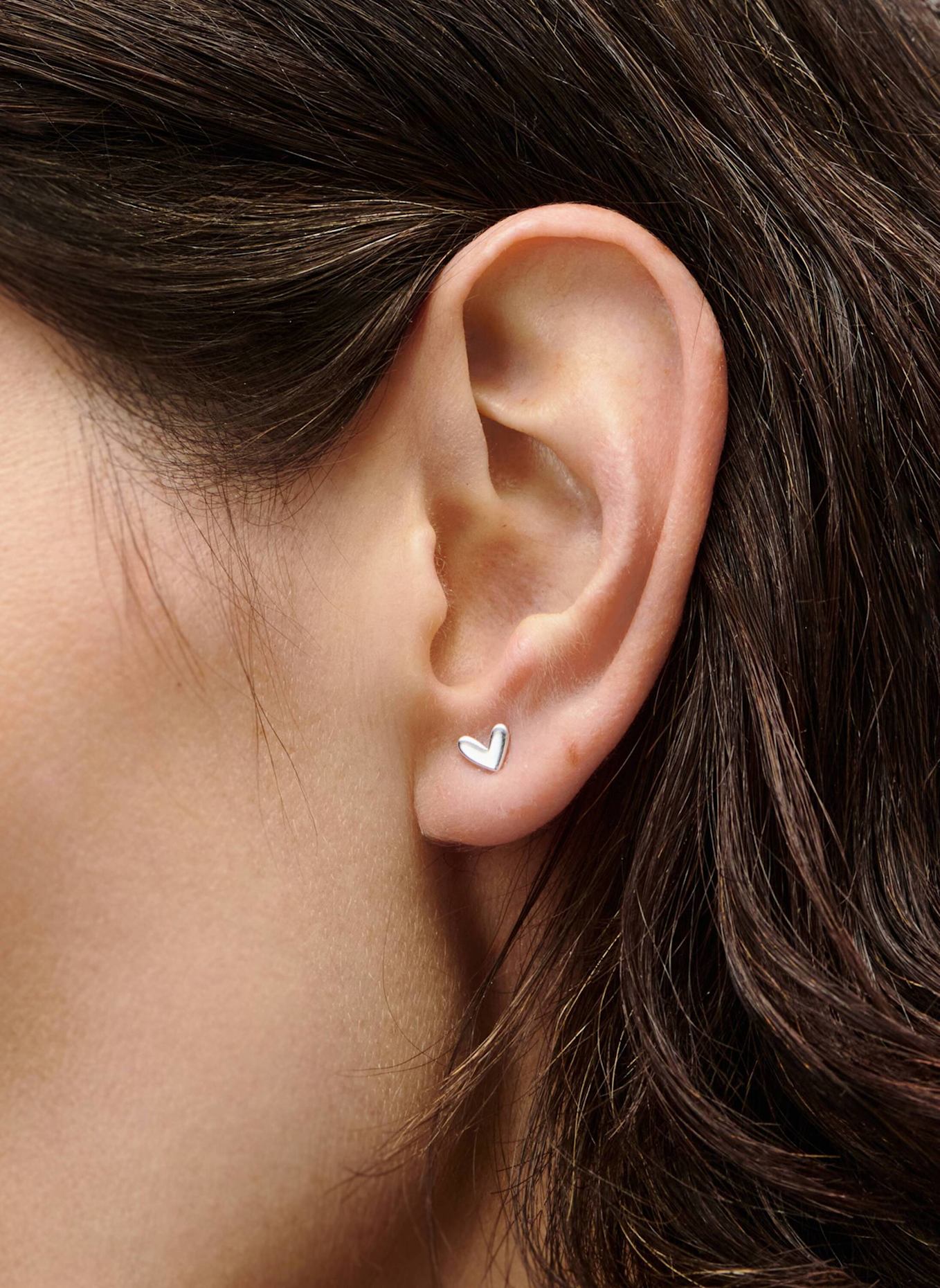 OHH LUILU Ohrstecker TINY LOVE by GLAMBOU: SILBER
