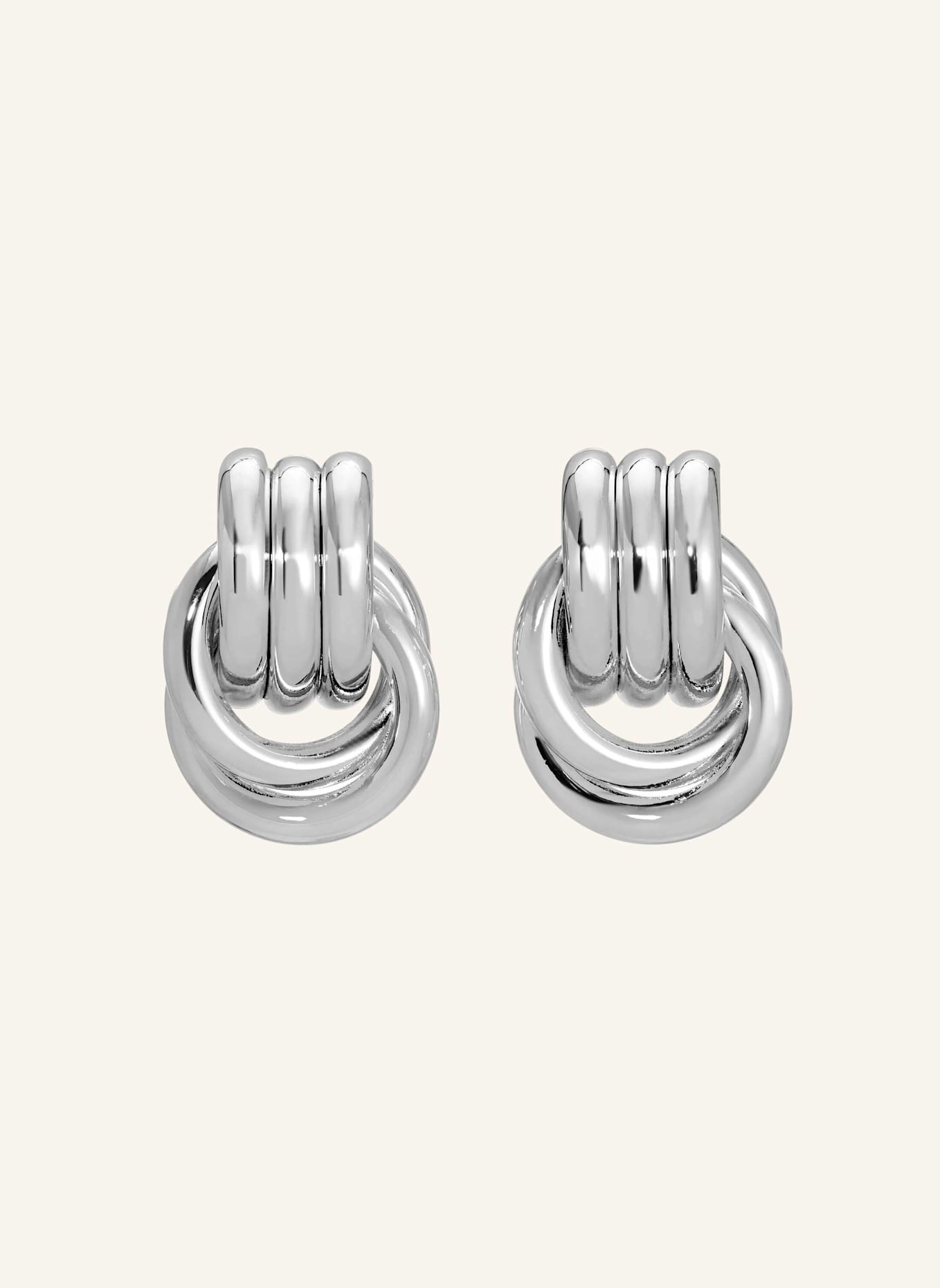 HEAVEN MAYHEM Ohrstecker BABY KNOT SILVER by GLAMBOU: SILBER
