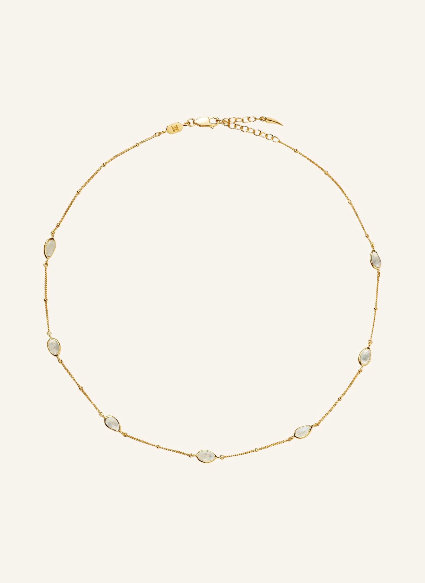 MISSOMA Ketten MAGMA GEMSTONE CHARM CHOKER by GLAMBOU: GOLD