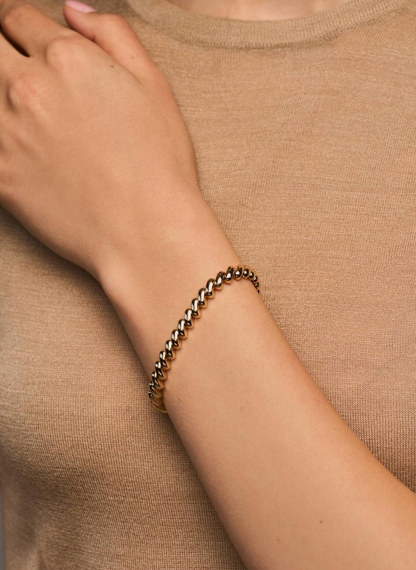 Lili Claspe Armbänder LYRA BRACELET by GLAMBOU: GOLD