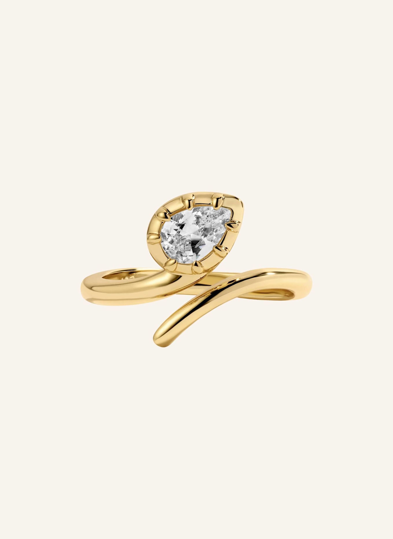 Lili Claspe Ringe DREW RING by GLAMBOU: GOLD