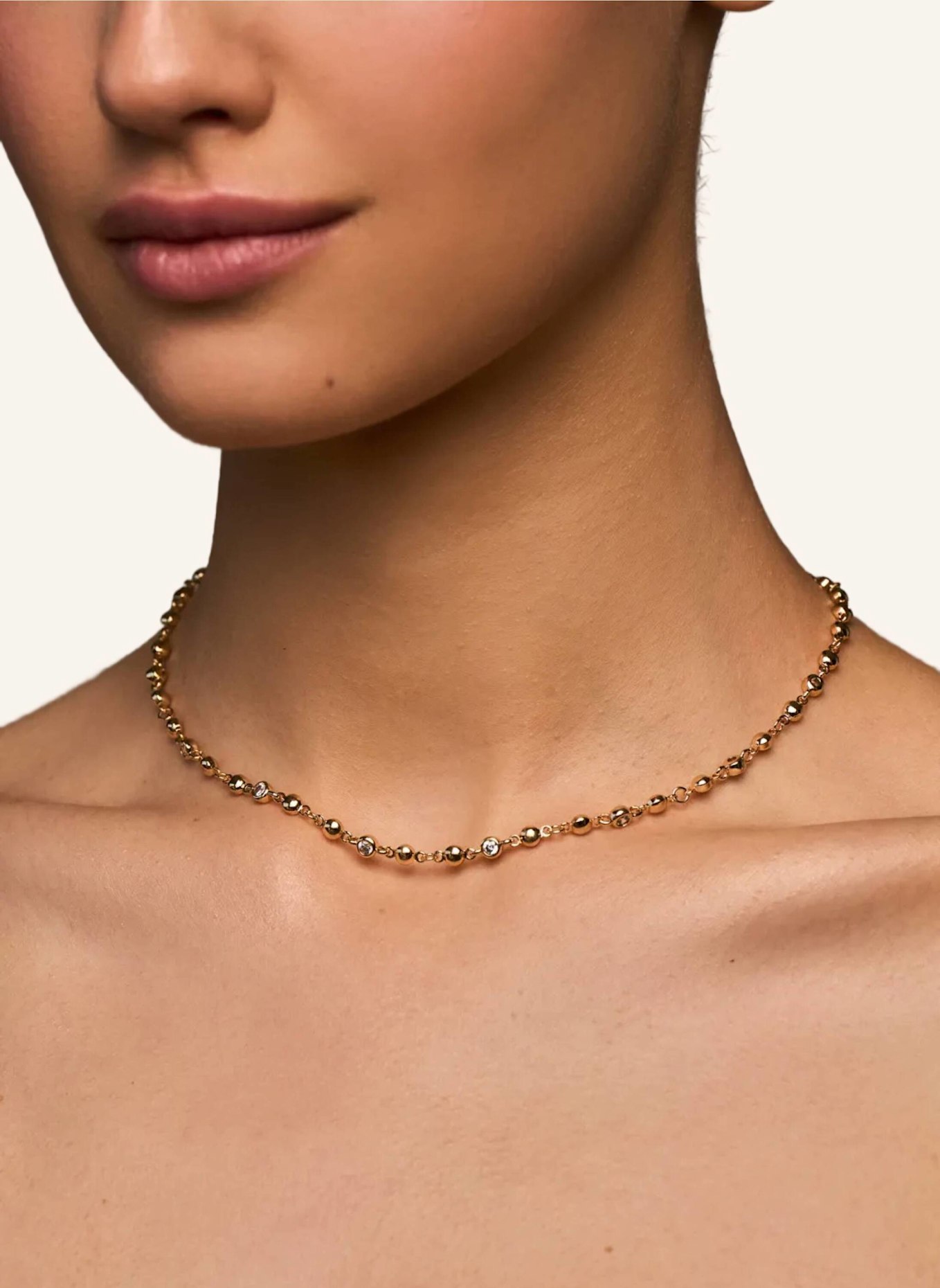 Lili Claspe Halsketten ELLA CHAIN by GLAMBOU: GOLD