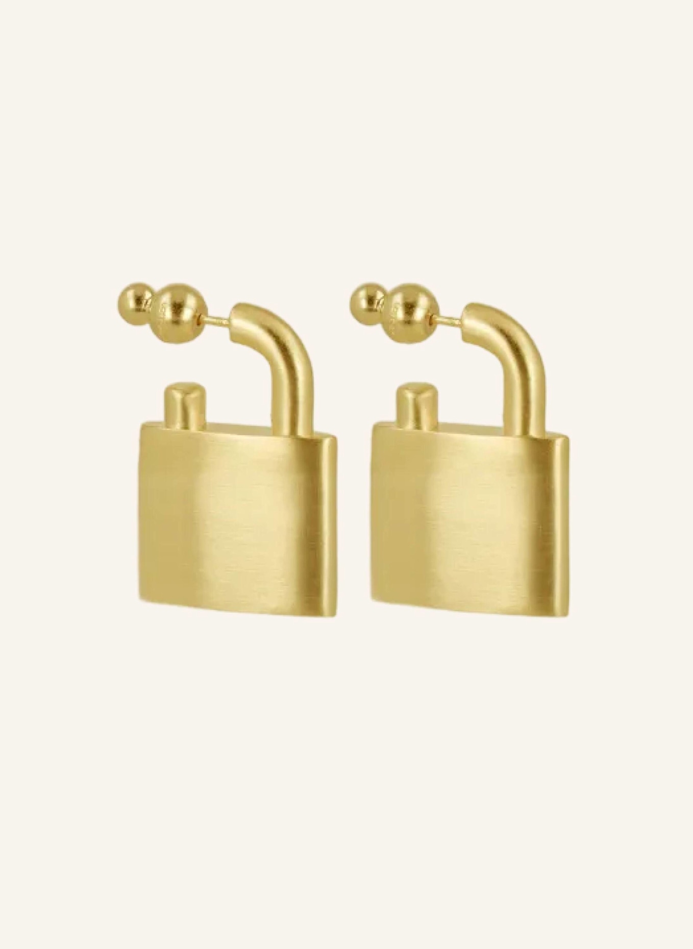 LOTT.gioielli Ohrhänger CL EARRING PADLOCK S GOLD by GLAMBOU: GOLD