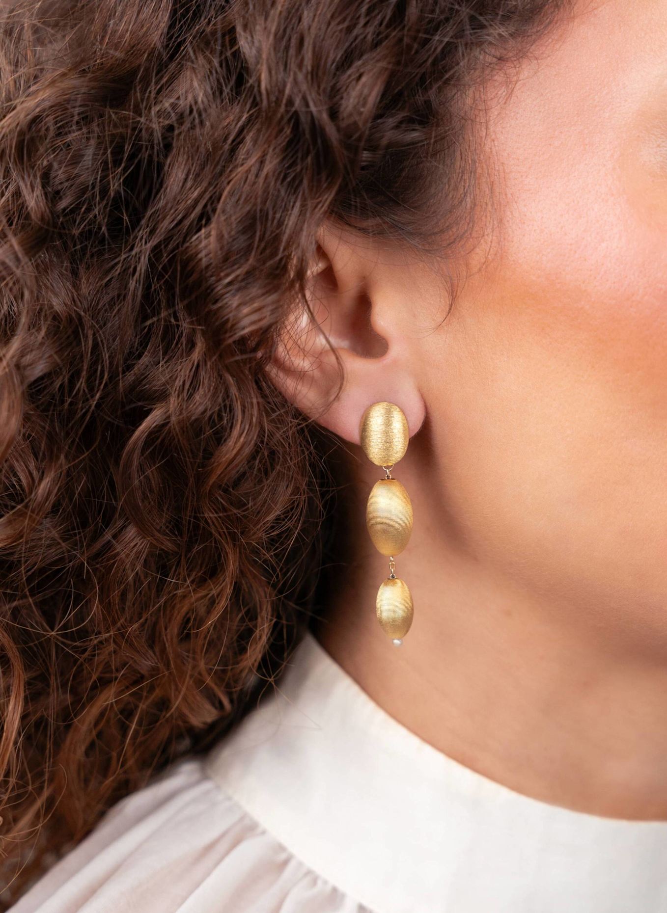 LOTT.gioielli Ohrhänger NIKEE WATERFALL OF STONES S GOLD by GLAMBOU: GOLD