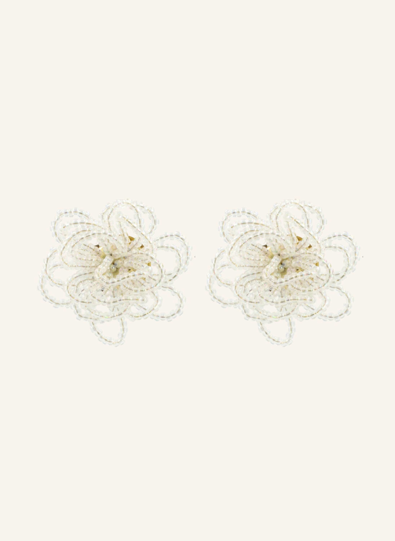 LOTT.gioielli Ohrhänger MAERLE KNOTTED EARRING S HOLO WHITE by GLAMBOU: GOLD