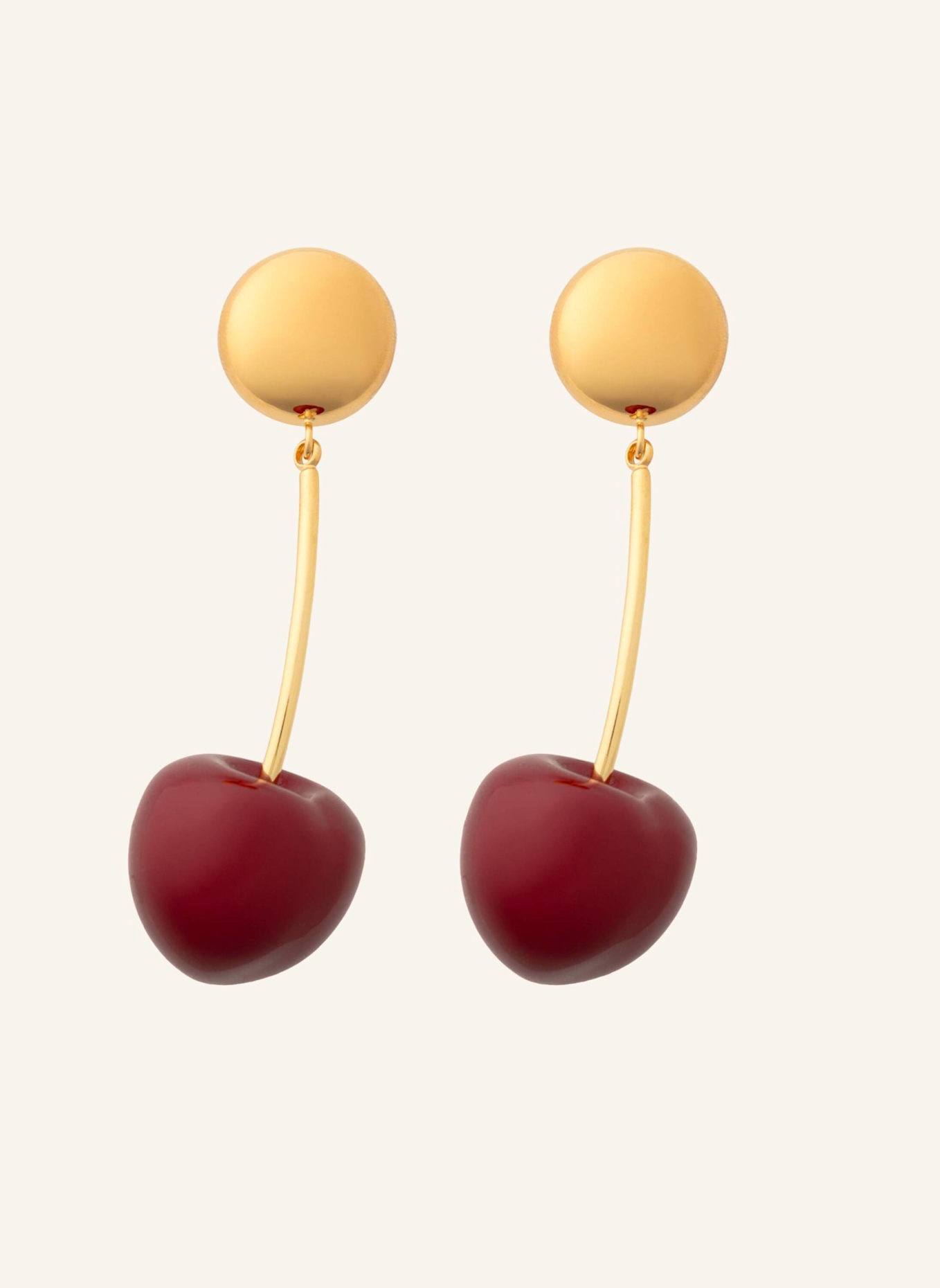 VANESSA BARONI Ohrhänger CHERRY EARRINGS CHERRY by GLAMBOU: GOLD