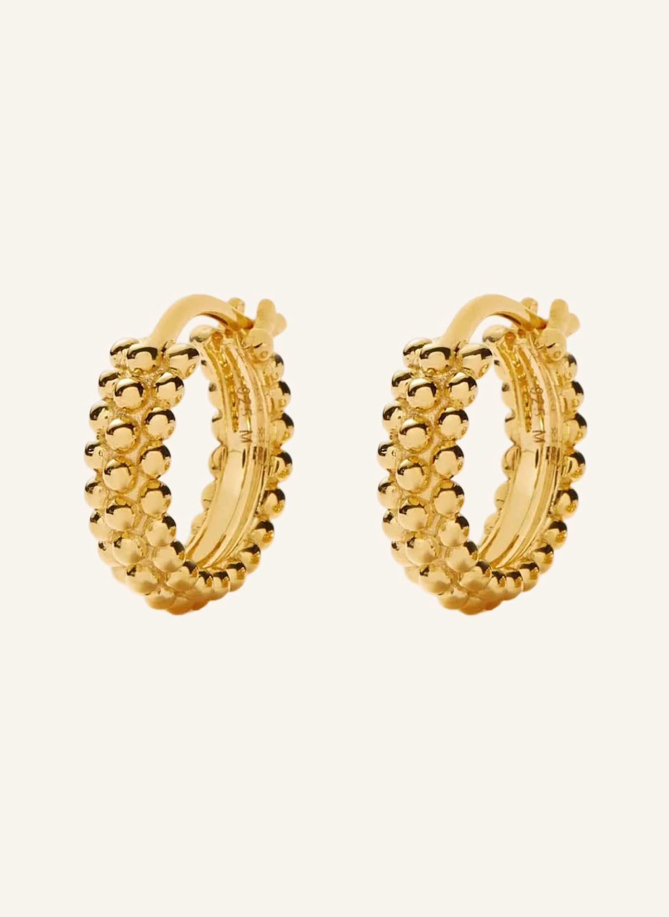 MISSOMA Creolen MINI BAYA HOOP EARRINGS by GLAMBOU: GOLD