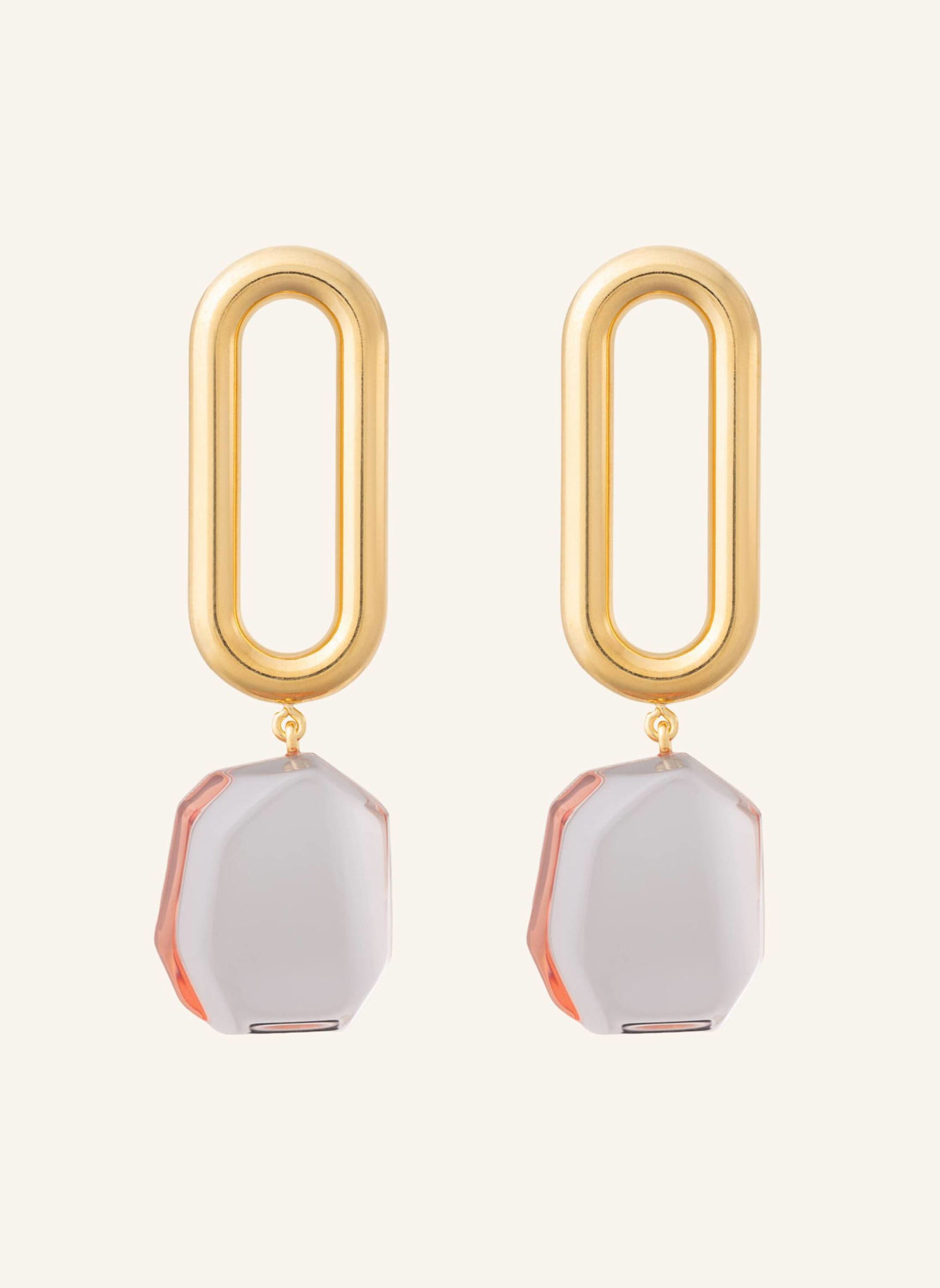 VANESSA BARONI Ohrhänger GALAXY BOLD LINK EARRING GOLD by GLAMBOU: GOLD