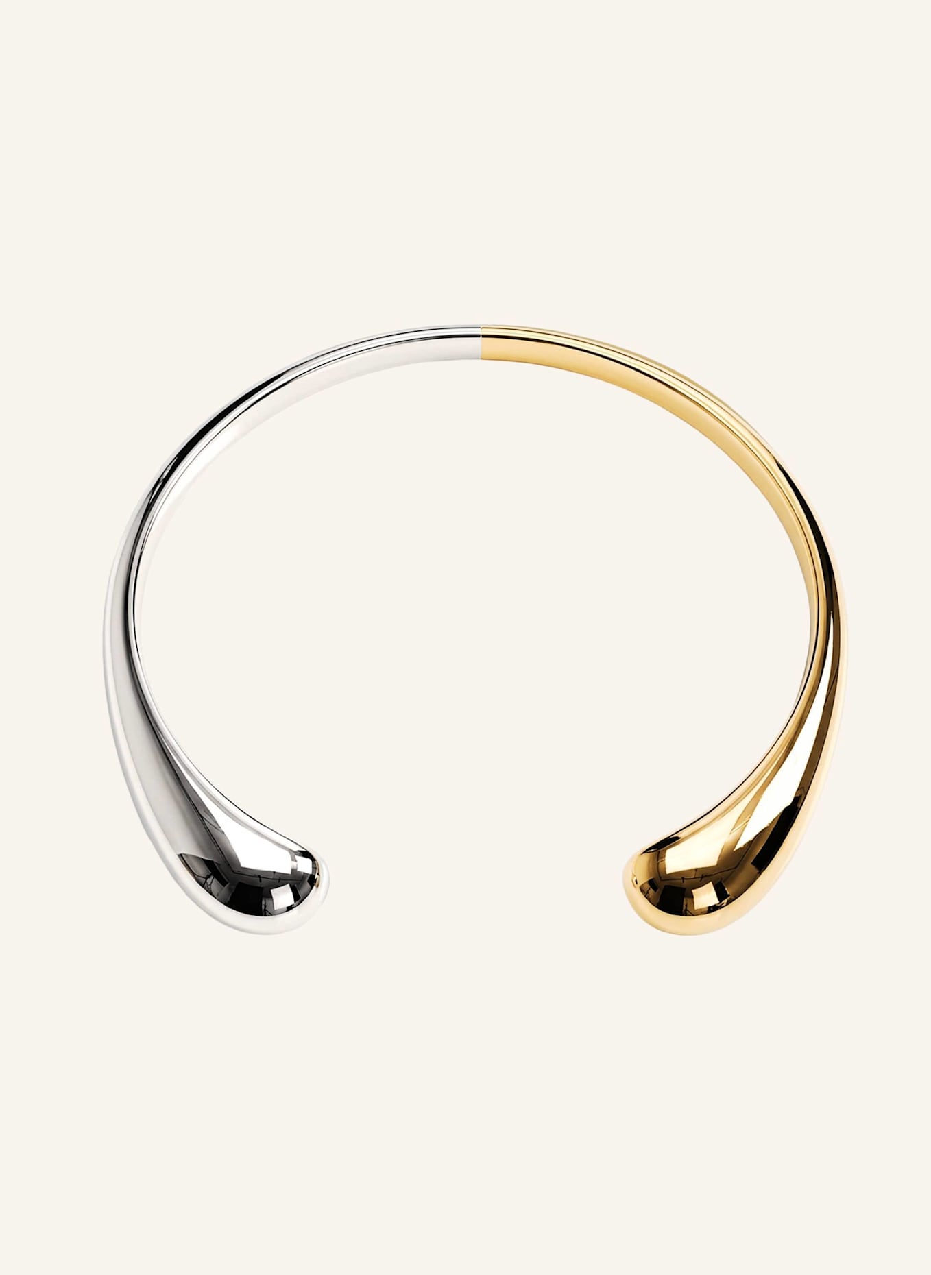 Pompidou Armreifen CHUBBY EMBRACE CUFF TWO TONE by GLAMBOU: GOLD