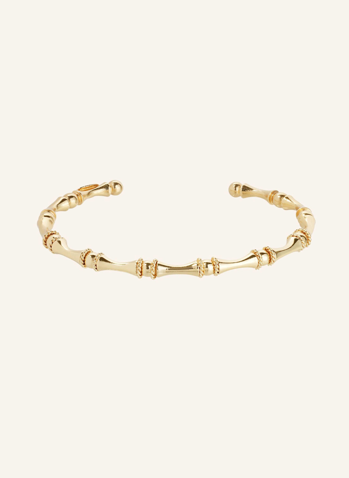 GAS BIJOUX Armreifen BAMBOU MINI by GLAMBOU: GOLD