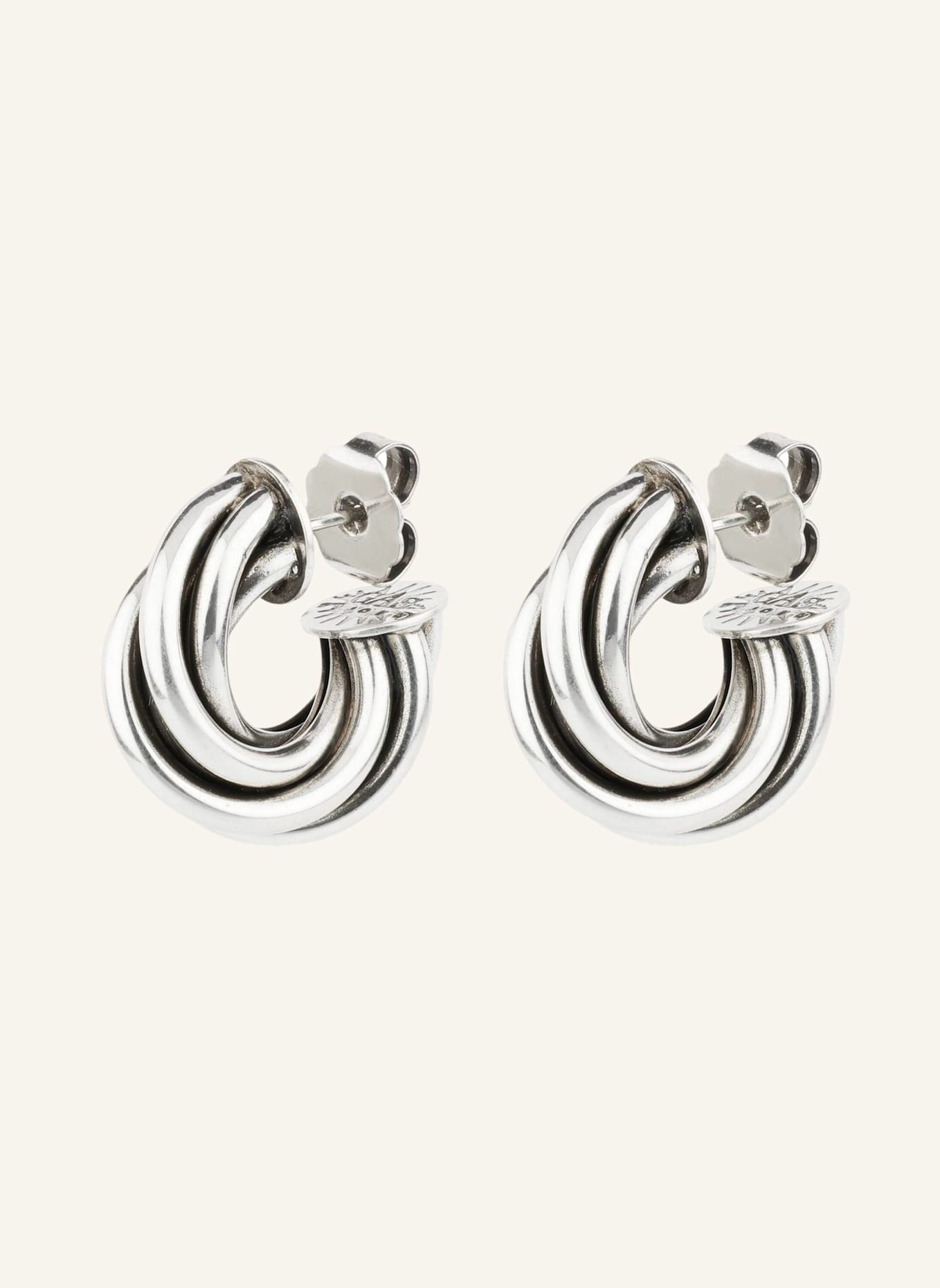 GAS BIJOUX Creolen ATIK MINI by GLAMBOU: SILBER