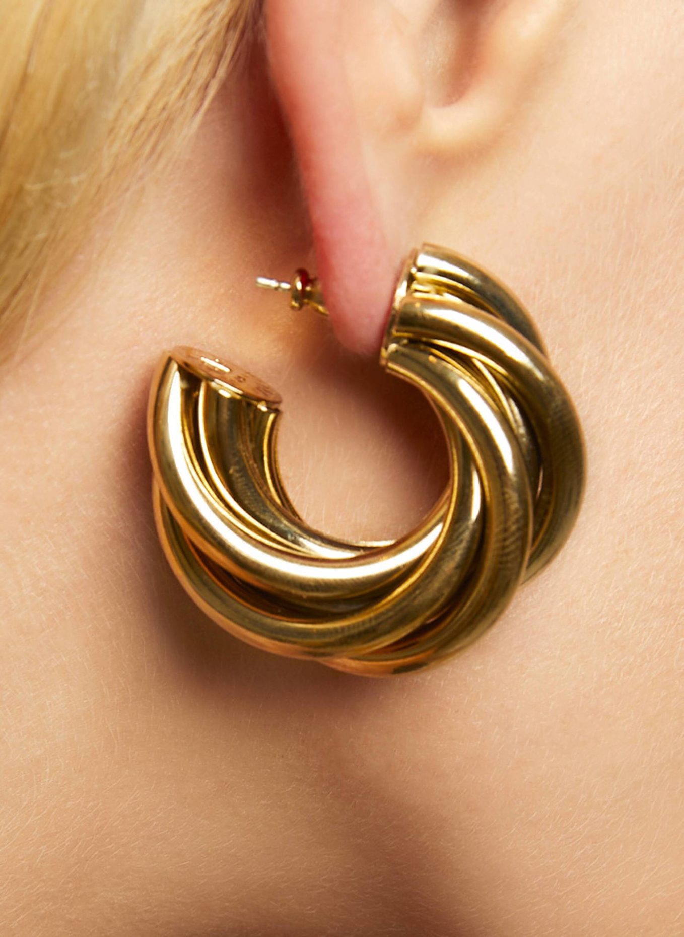 GAS BIJOUX Creolen ATIK MEDI by GLAMBOU: GOLD