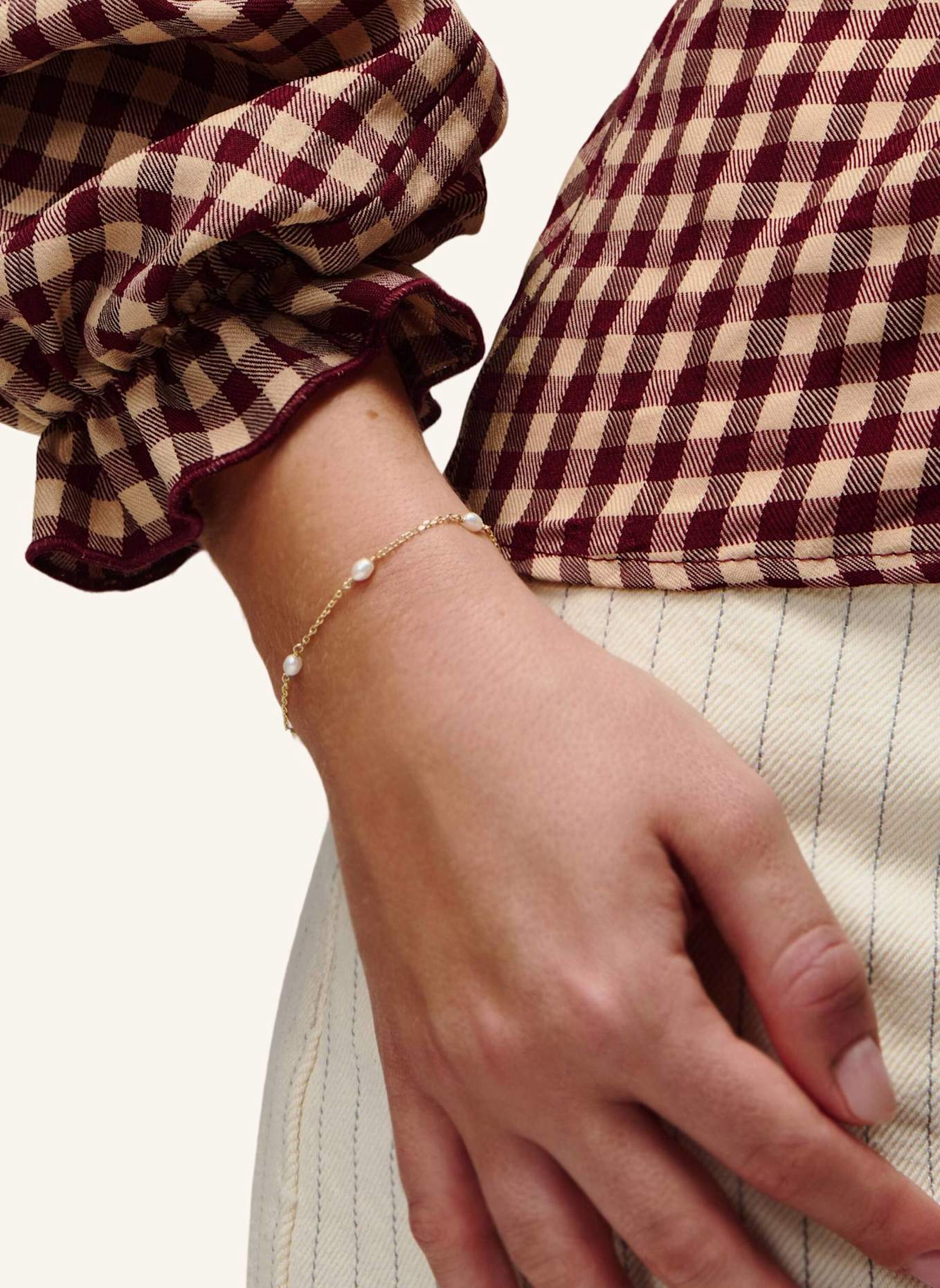 Pompidou Armbänder ELORA PEARL by GLAMBOU: GOLD