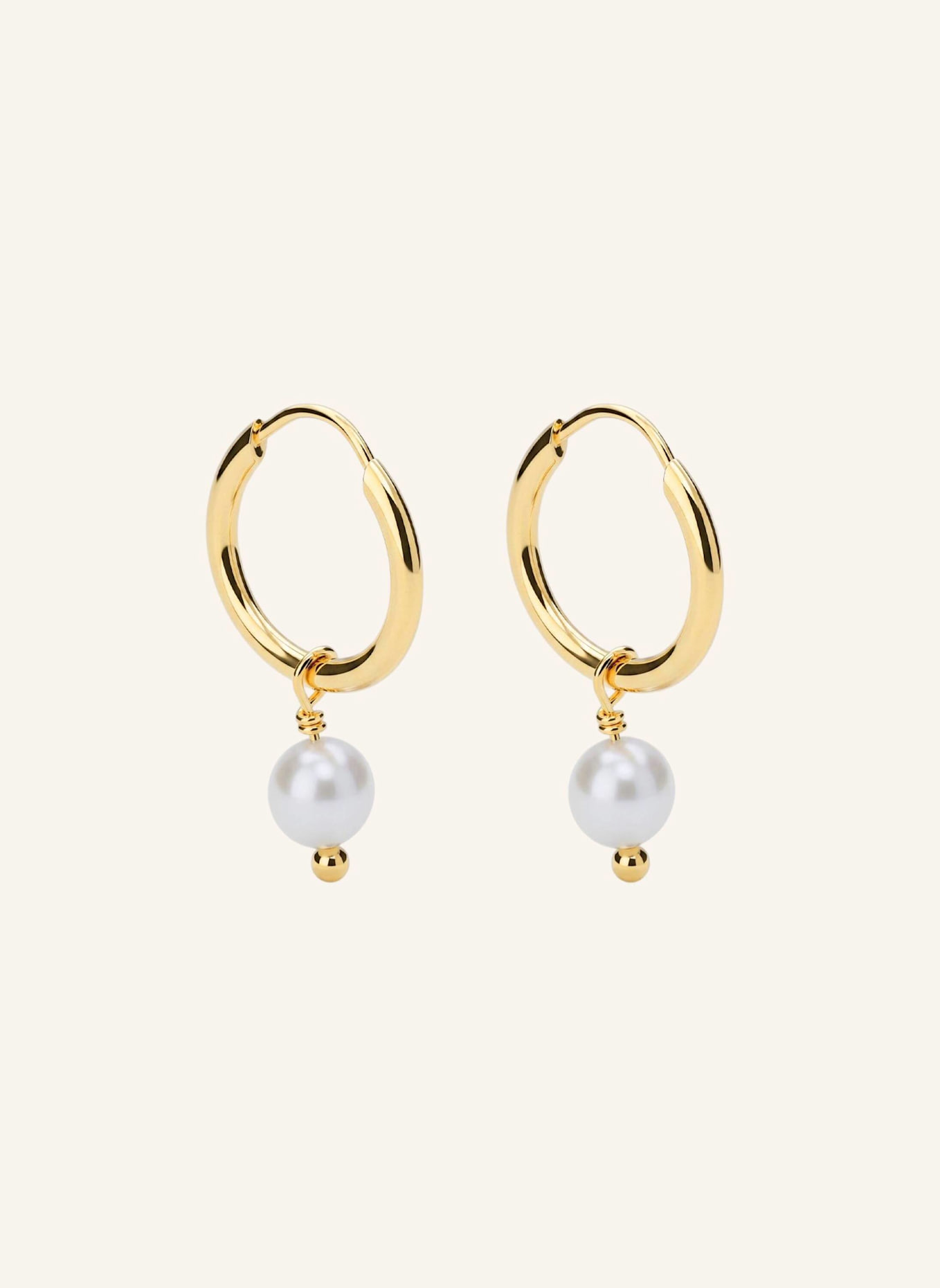 Pompidou Creolen AMELIA PEARL by GLAMBOU: GOLD