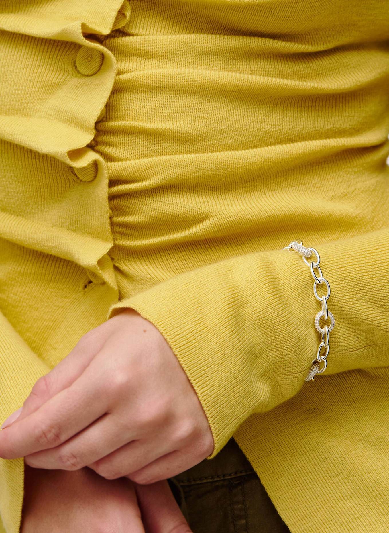 OHH LUILU Armband AMARA PAVé by GLAMBOU: SILBER