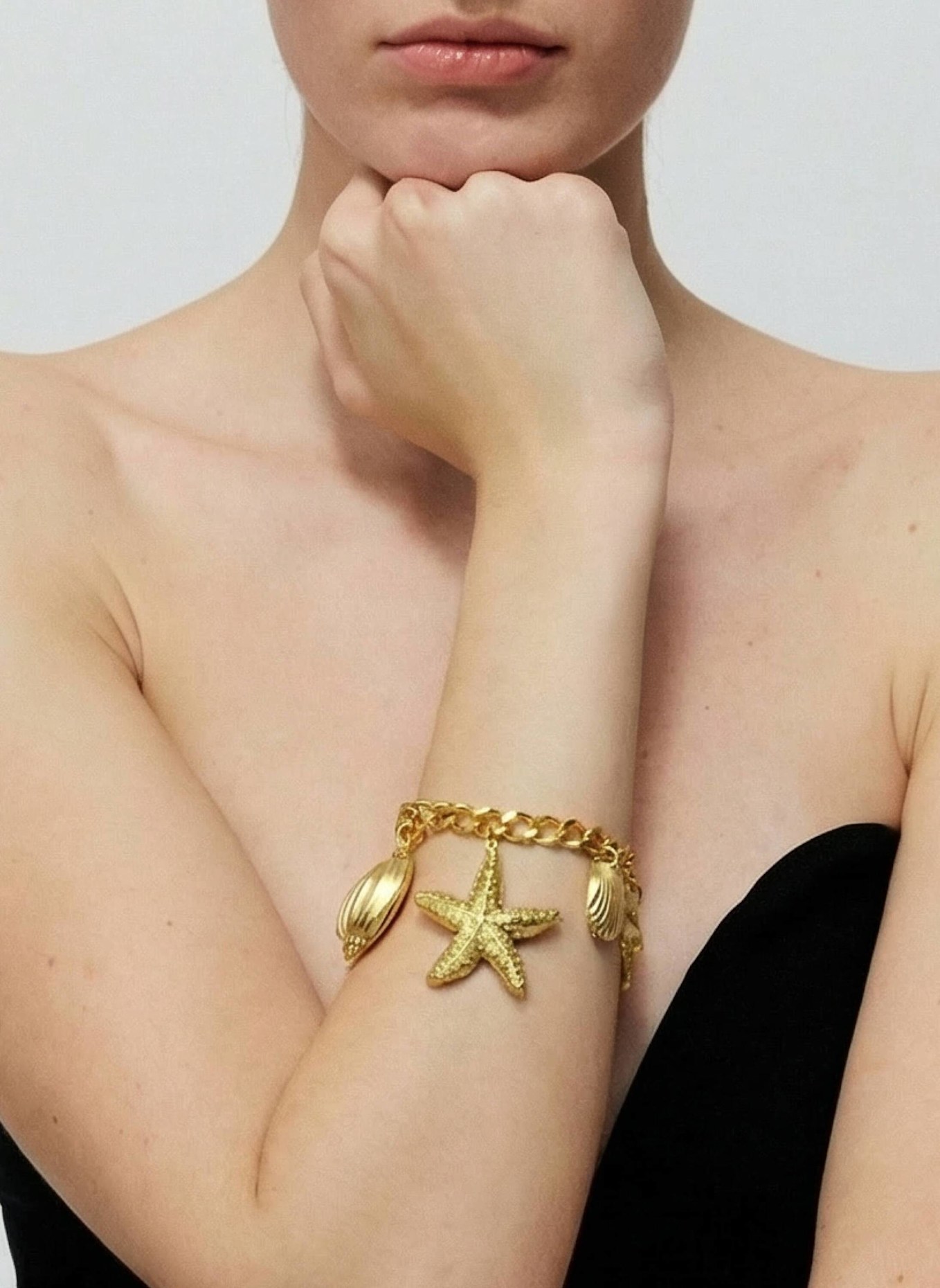 VANESSA BARONI Armbänder OCEAN BREEZE BRACELET GOLD by GLAMBOU: GOLD