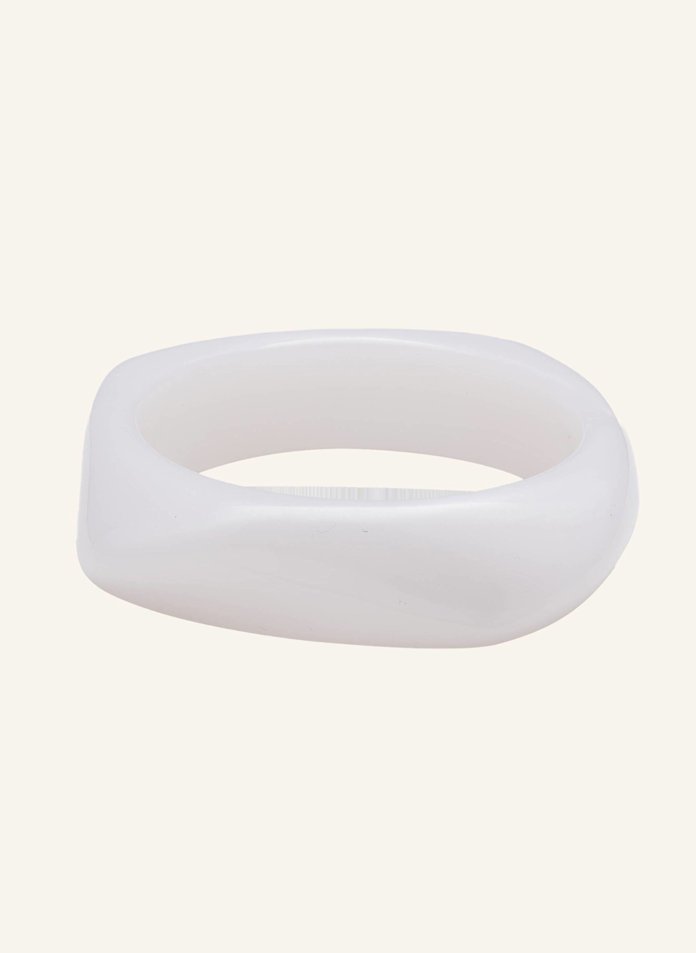 CRYSTAL HAZE Armbänder JELLY BANGLE WHITE by GLAMBOU: WEISS