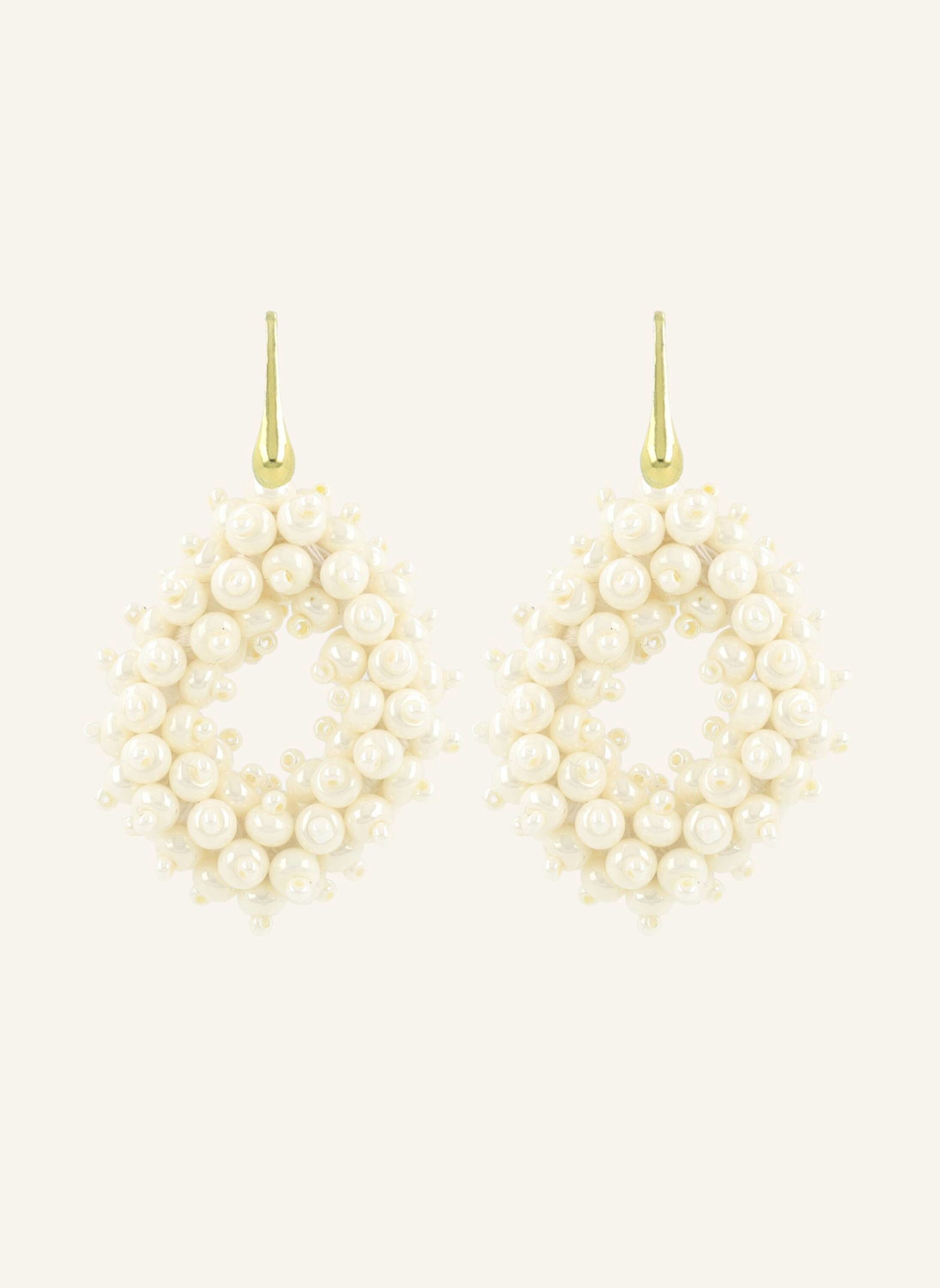 LOTT.gioielli Ohrhänger HOLLY CE GB ACE DOUBLE STONES M PEARL by GLAMBOU: GOLD