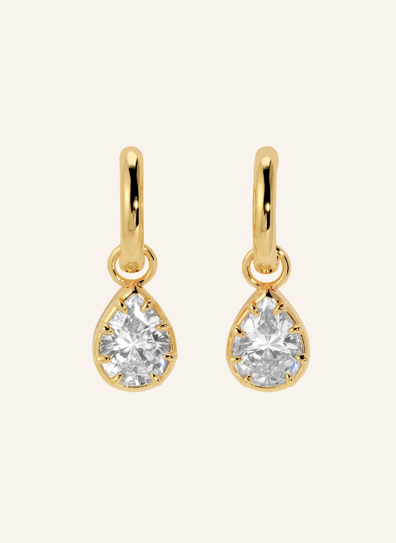 Lili Claspe Ohrhänger CLEO PEAR DROPS by GLAMBOU: GOLD