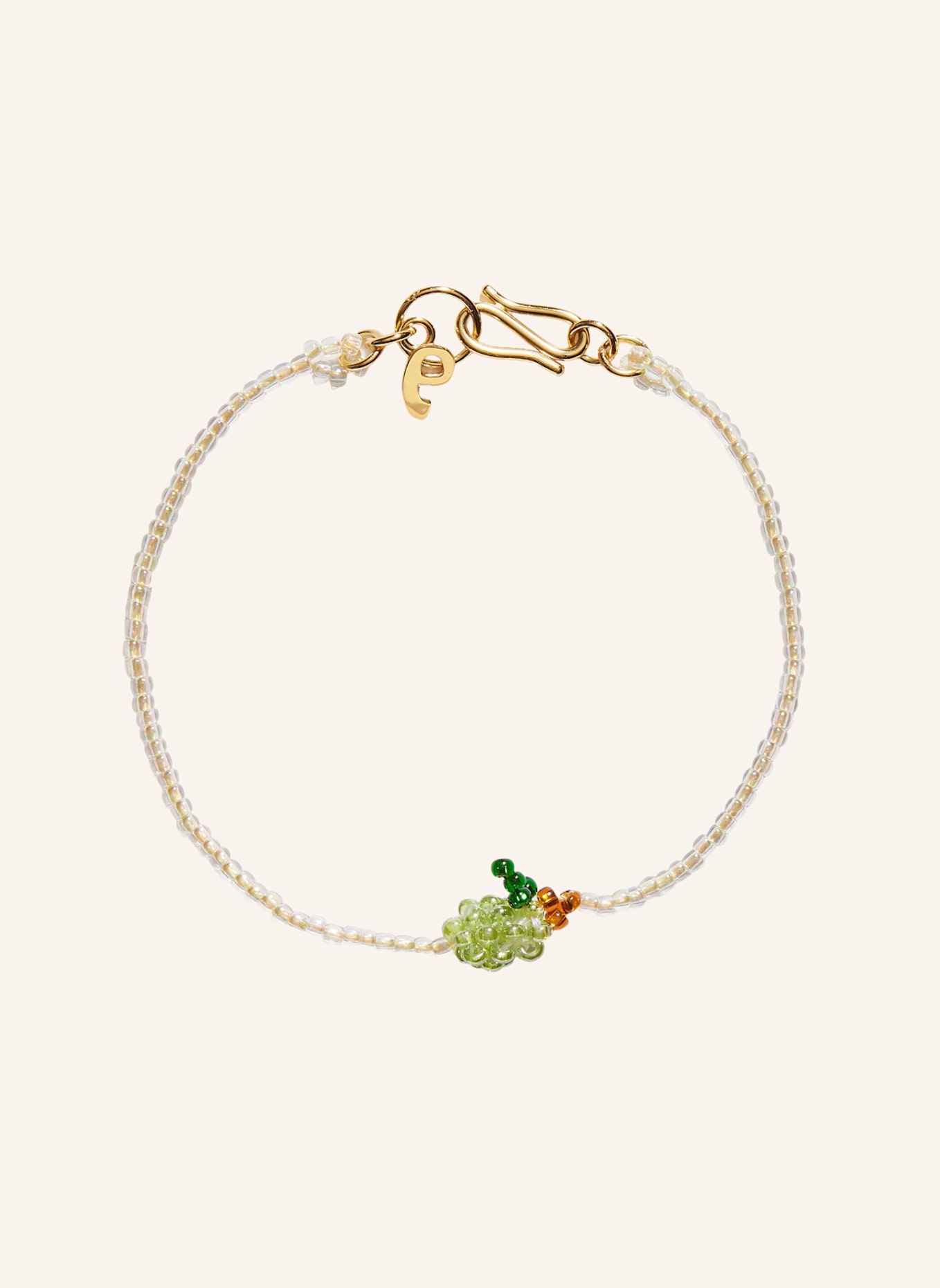 pura utz Armbänder MINI PEAR BRACELET 19CM by GLAMBOU: GOLD