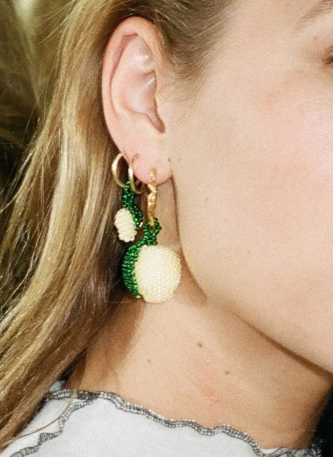 pura utz Creolen MINI LEMON EARRING by GLAMBOU: GOLD