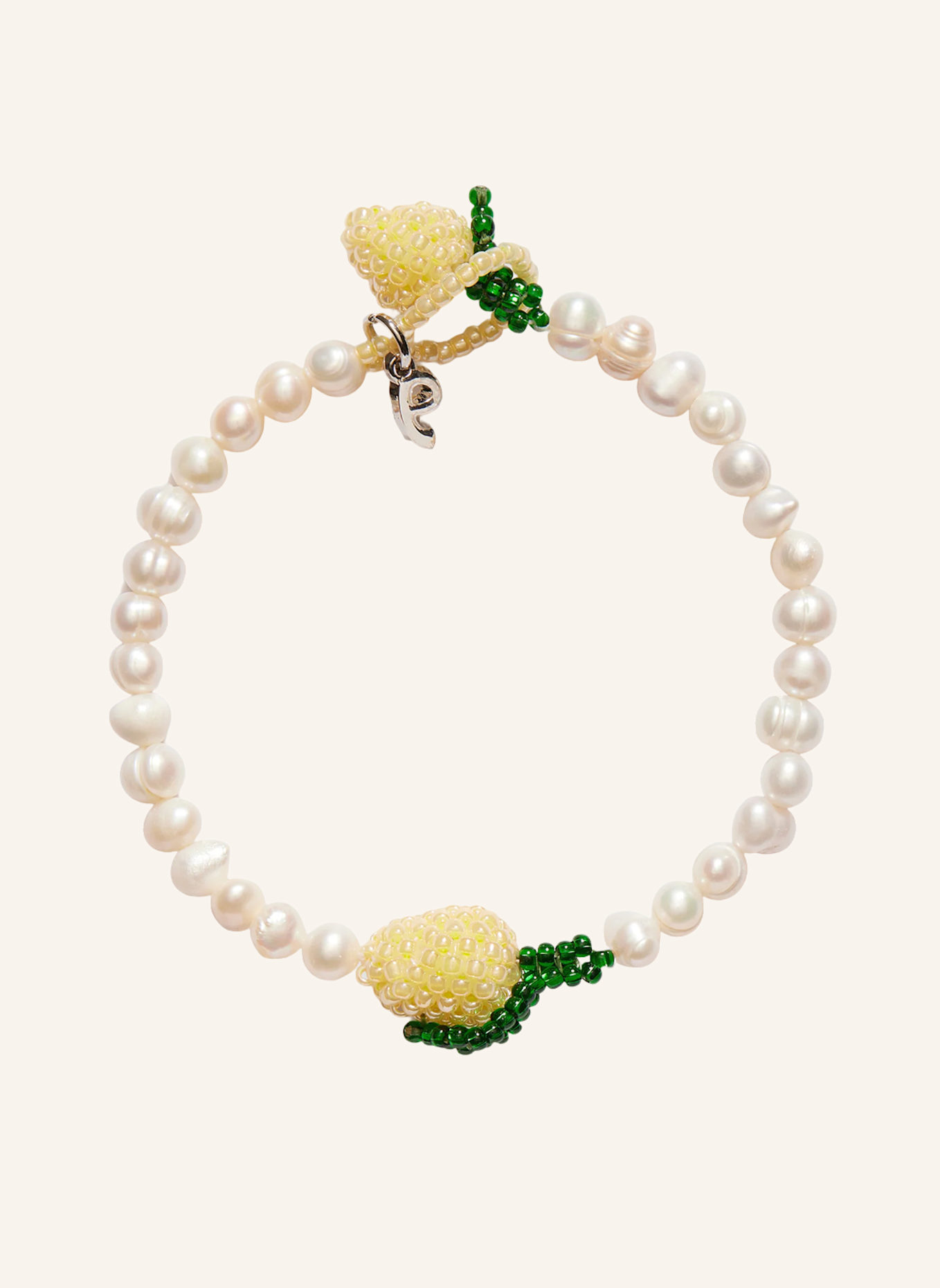 pura utz Armbänder PEARL LEMON BRACELET by GLAMBOU: GOLD