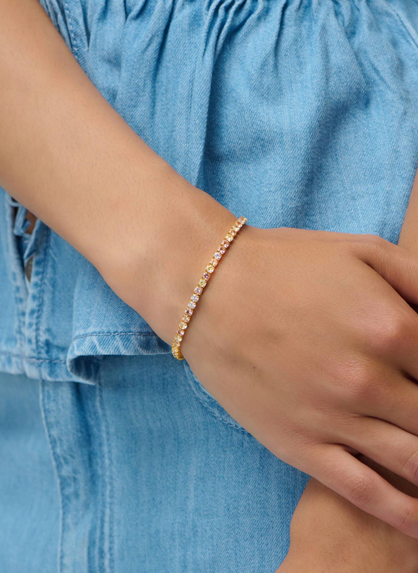 OHH LUILU Armbänder TENNIS HONEY TONES by GLAMBOU: GOLD