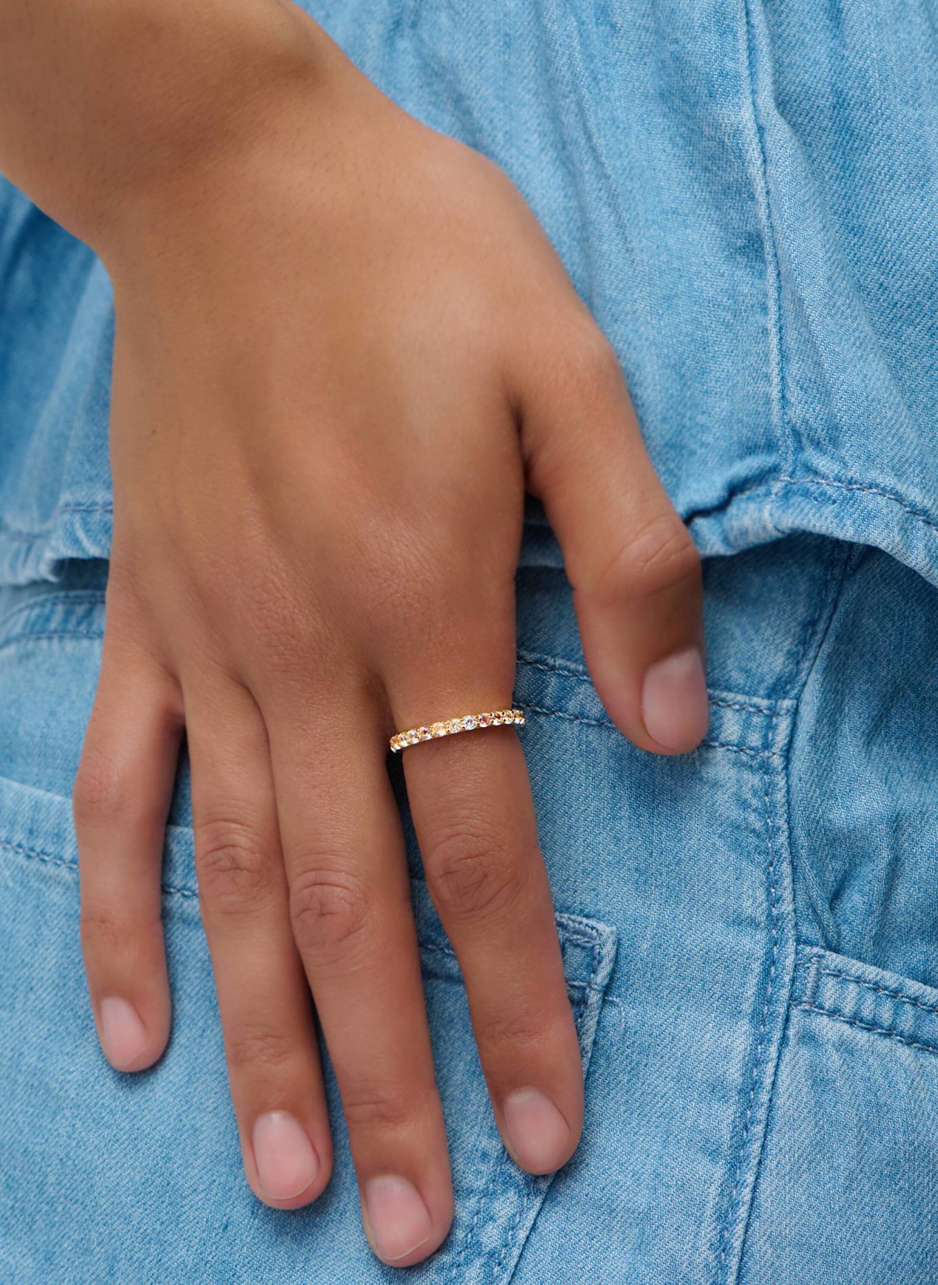 OHH LUILU Ringe TENNIS HONEY TONES by GLAMBOU: GOLD