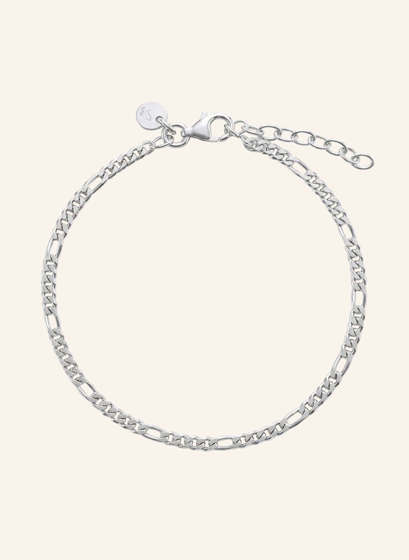 Pompidou Armband FIGARO 3MM by GLAMBOU: SILBER