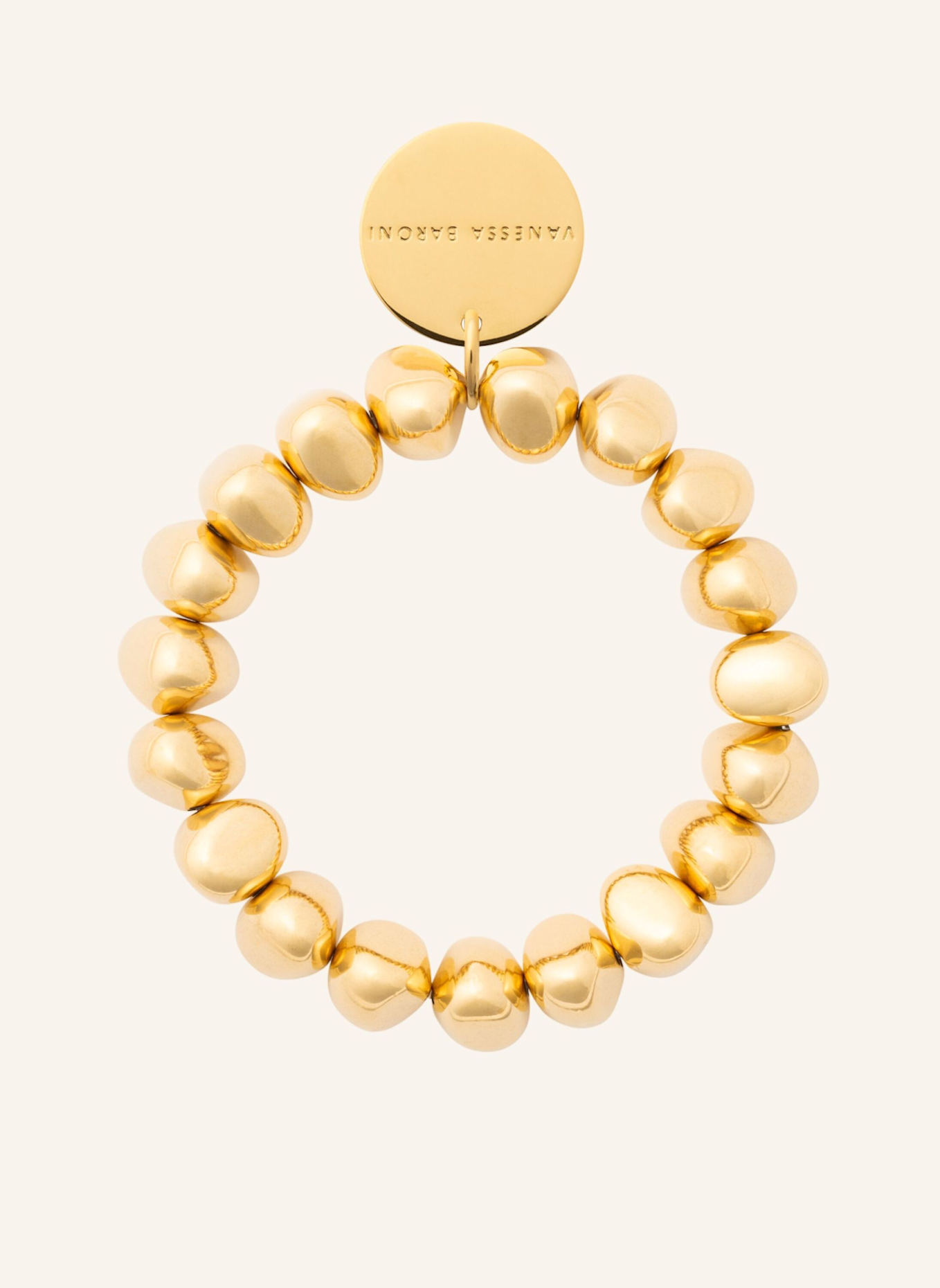 VANESSA BARONI Armbänder MINI STONE FLEX GOLD by GLAMBOU: GOLD
