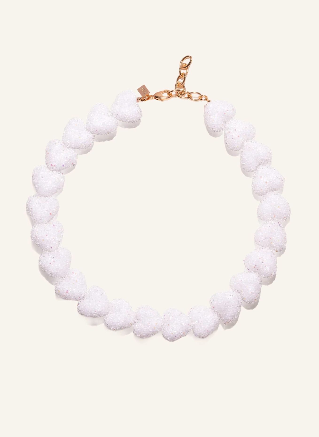 CRYSTAL HAZE Ketten JELLY HEART CLOUD by GLAMBOU: GOLD