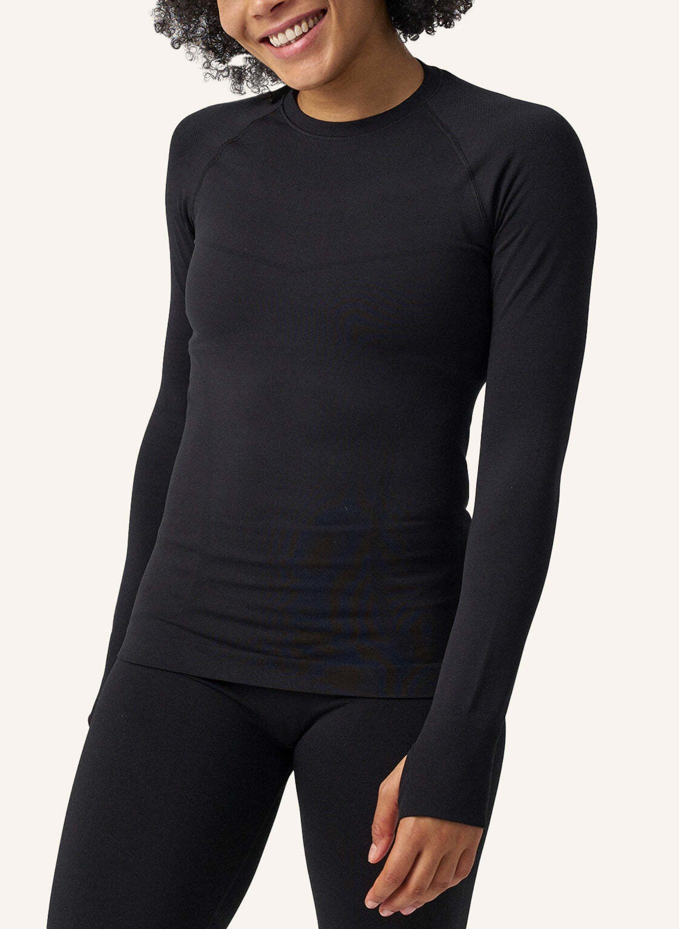 SNOCKS Sportshirt langarm, Farbe: SCHWARZ (Bild 4)