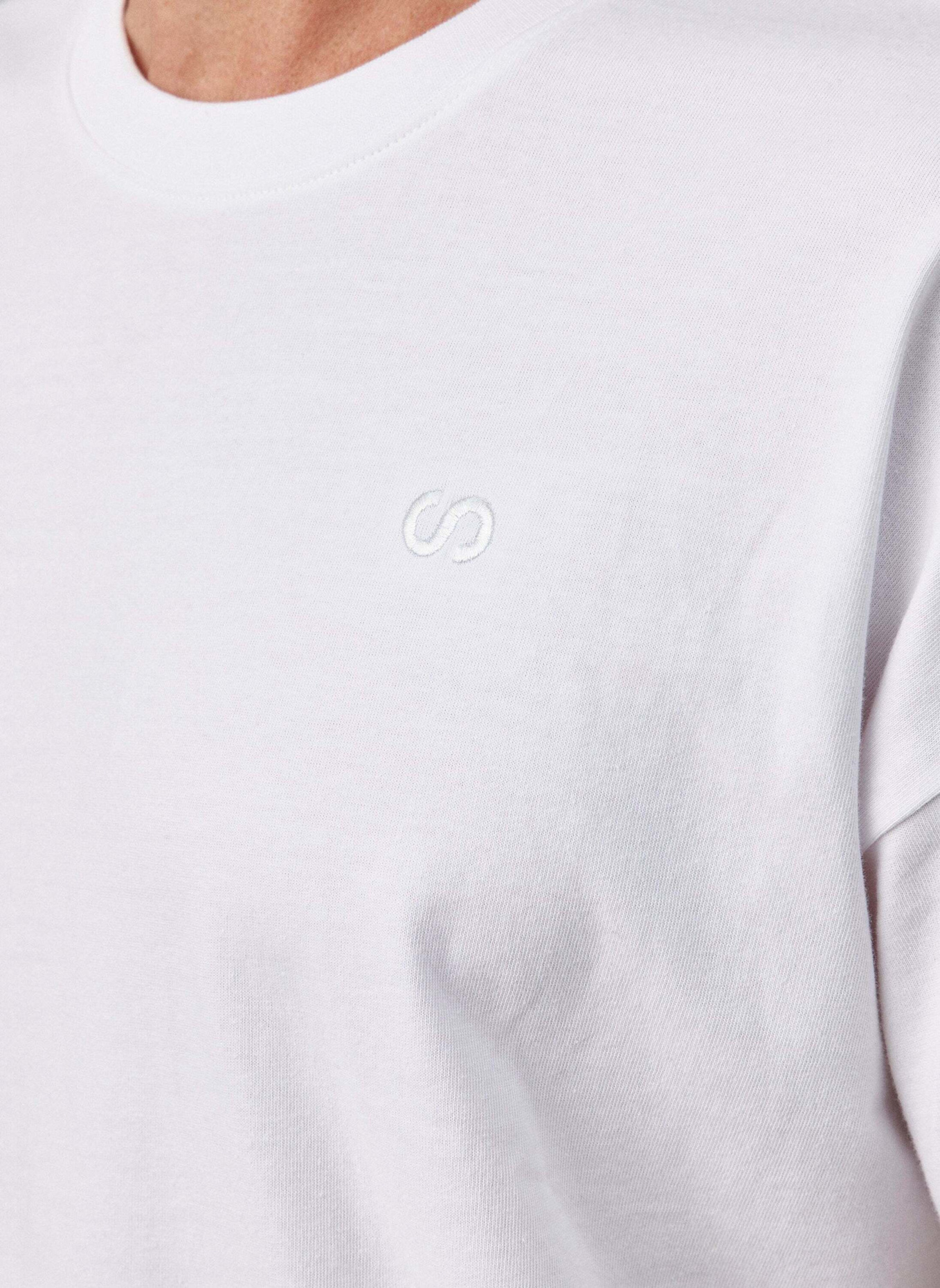 SNOCKS Oversized T-Shirt Herren: WEISS